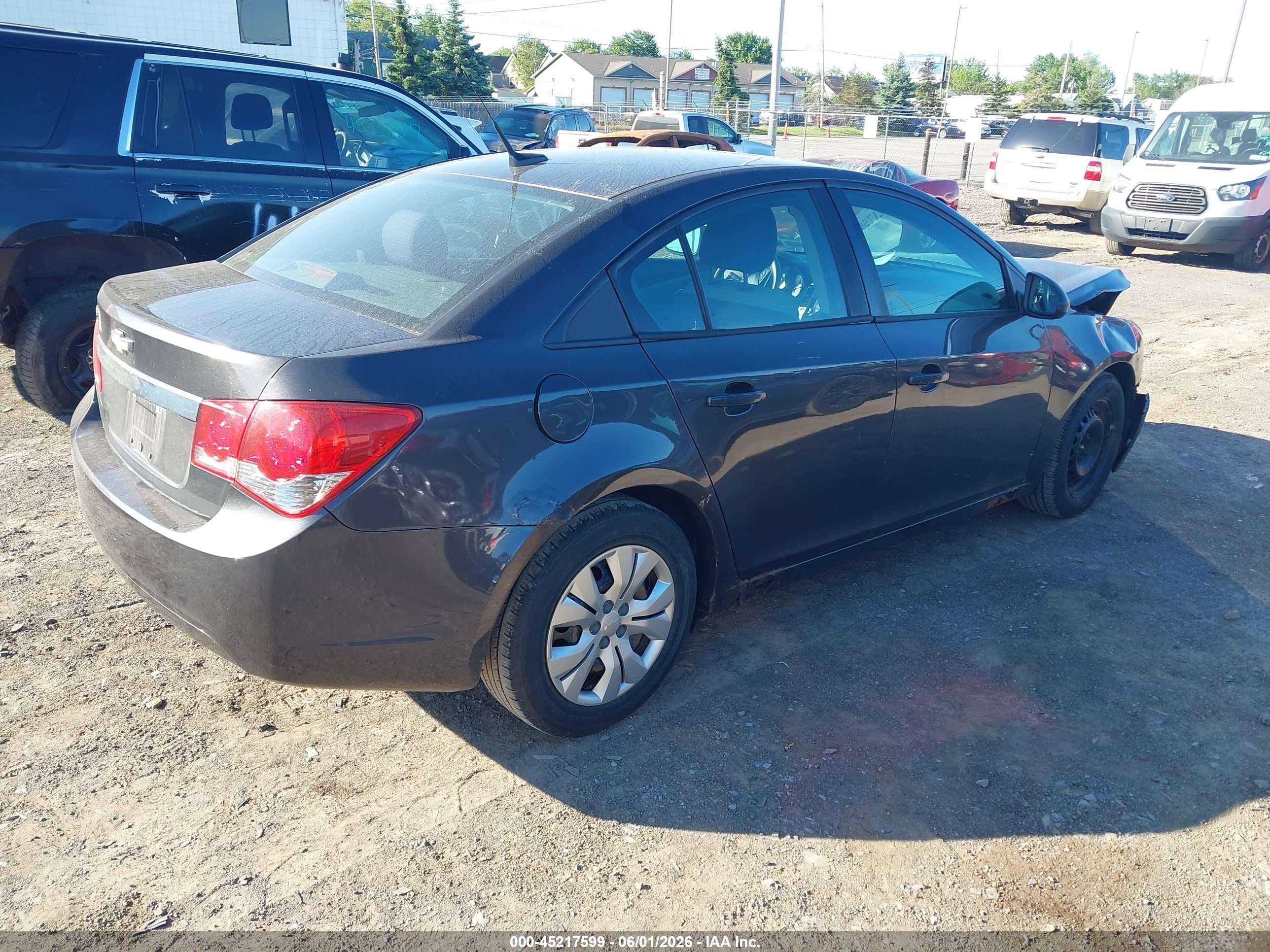 2014 Chevrolet Cruze Ls Auto Black vin: 1G1PA5SH1E7207676