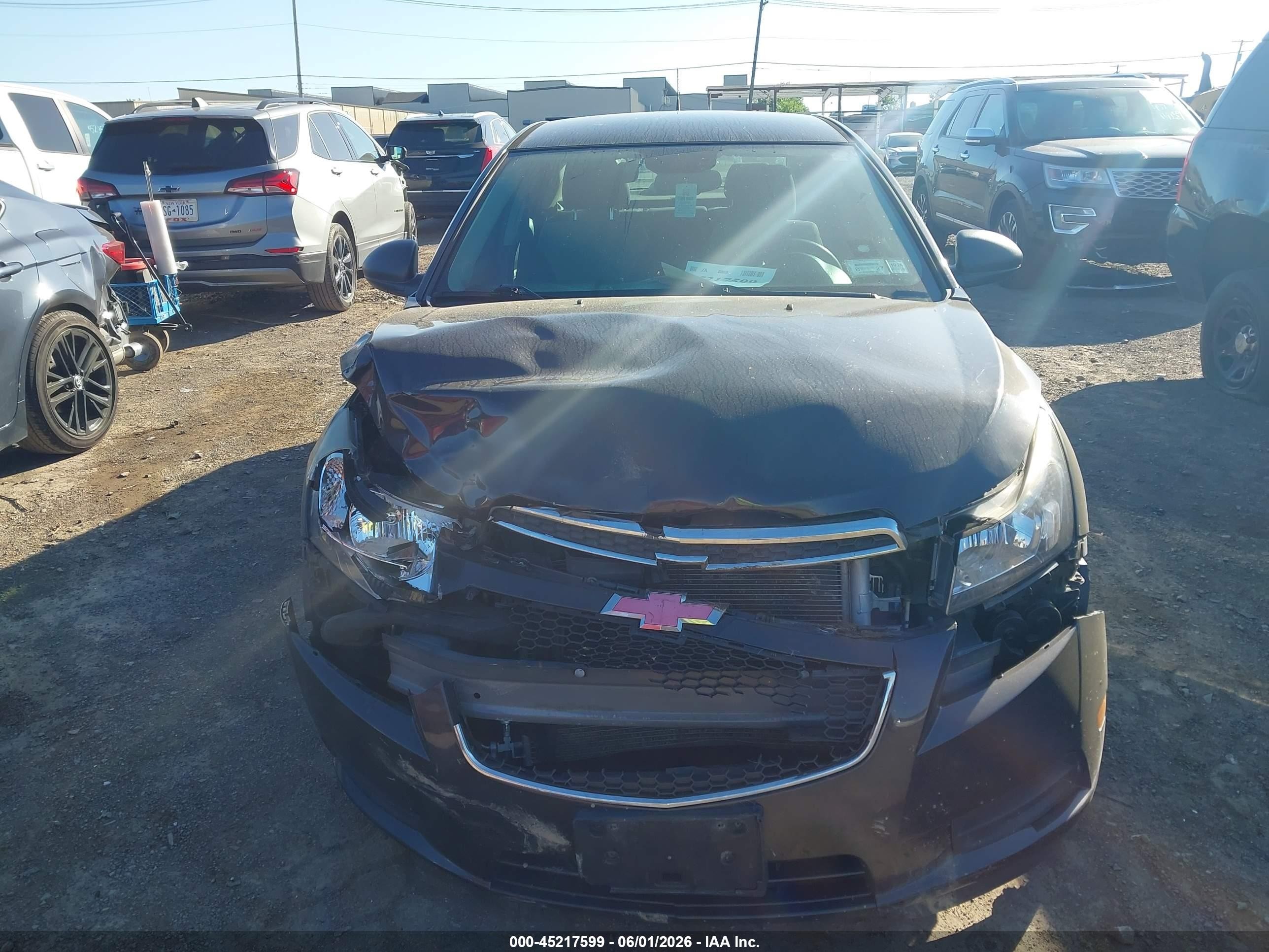 2014 Chevrolet Cruze Ls Auto Black vin: 1G1PA5SH1E7207676