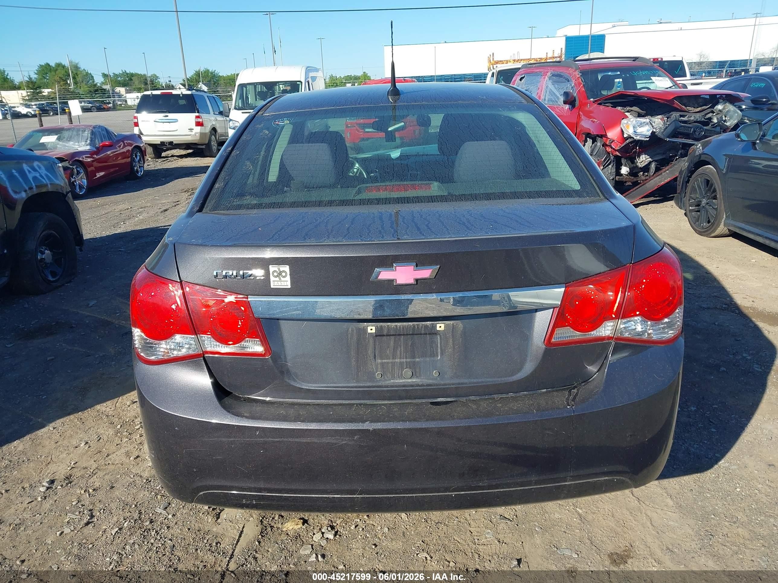 2014 Chevrolet Cruze Ls Auto Black vin: 1G1PA5SH1E7207676