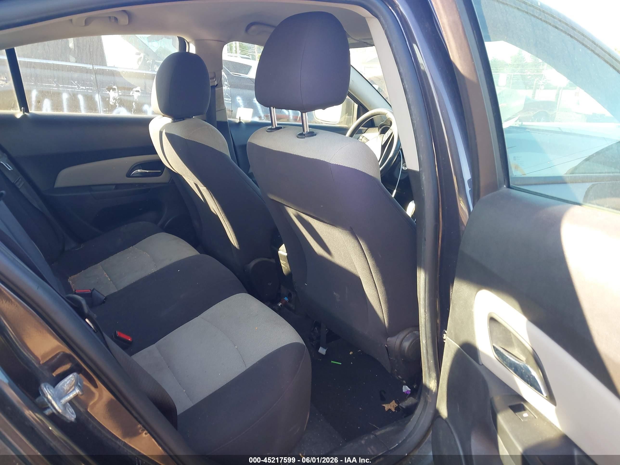 2014 Chevrolet Cruze Ls Auto Black vin: 1G1PA5SH1E7207676