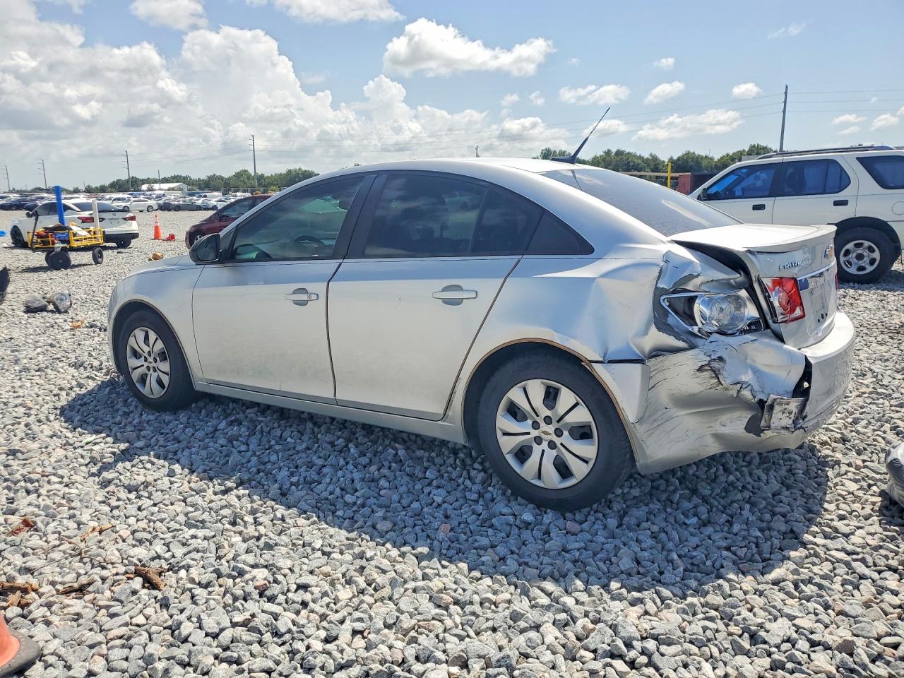 2014 Chevrolet Cruze Ls Silver vin: 1G1PA5SH1E7230200