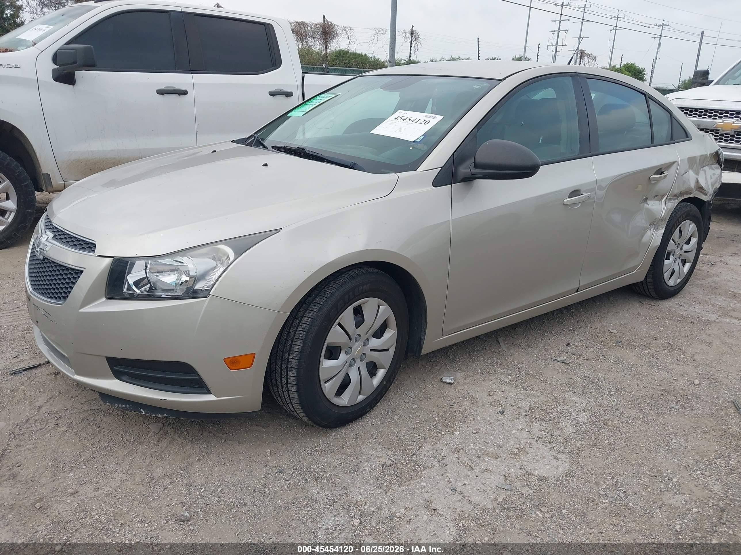 2014 Chevrolet Cruze Ls Auto Silver vin: 1G1PA5SH1E7290350