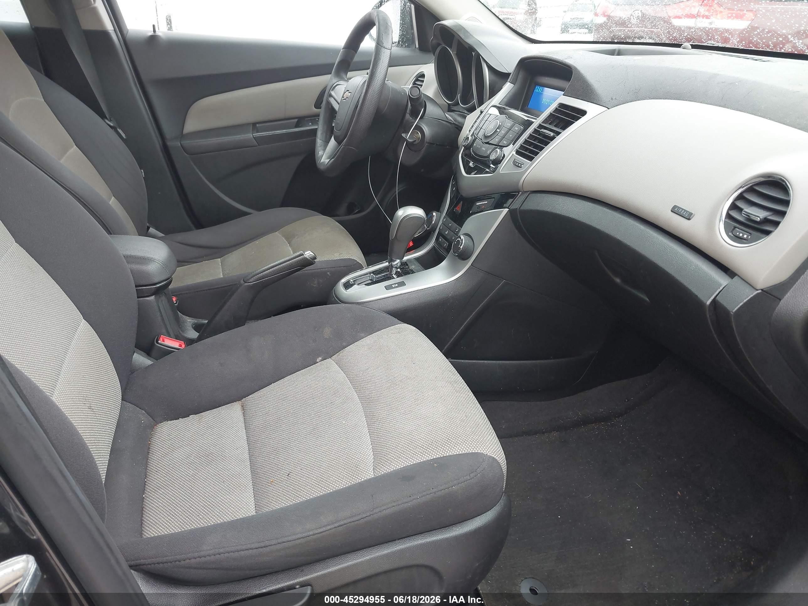 2014 Chevrolet Cruze Ls Auto Black vin: 1G1PA5SH1E7304151
