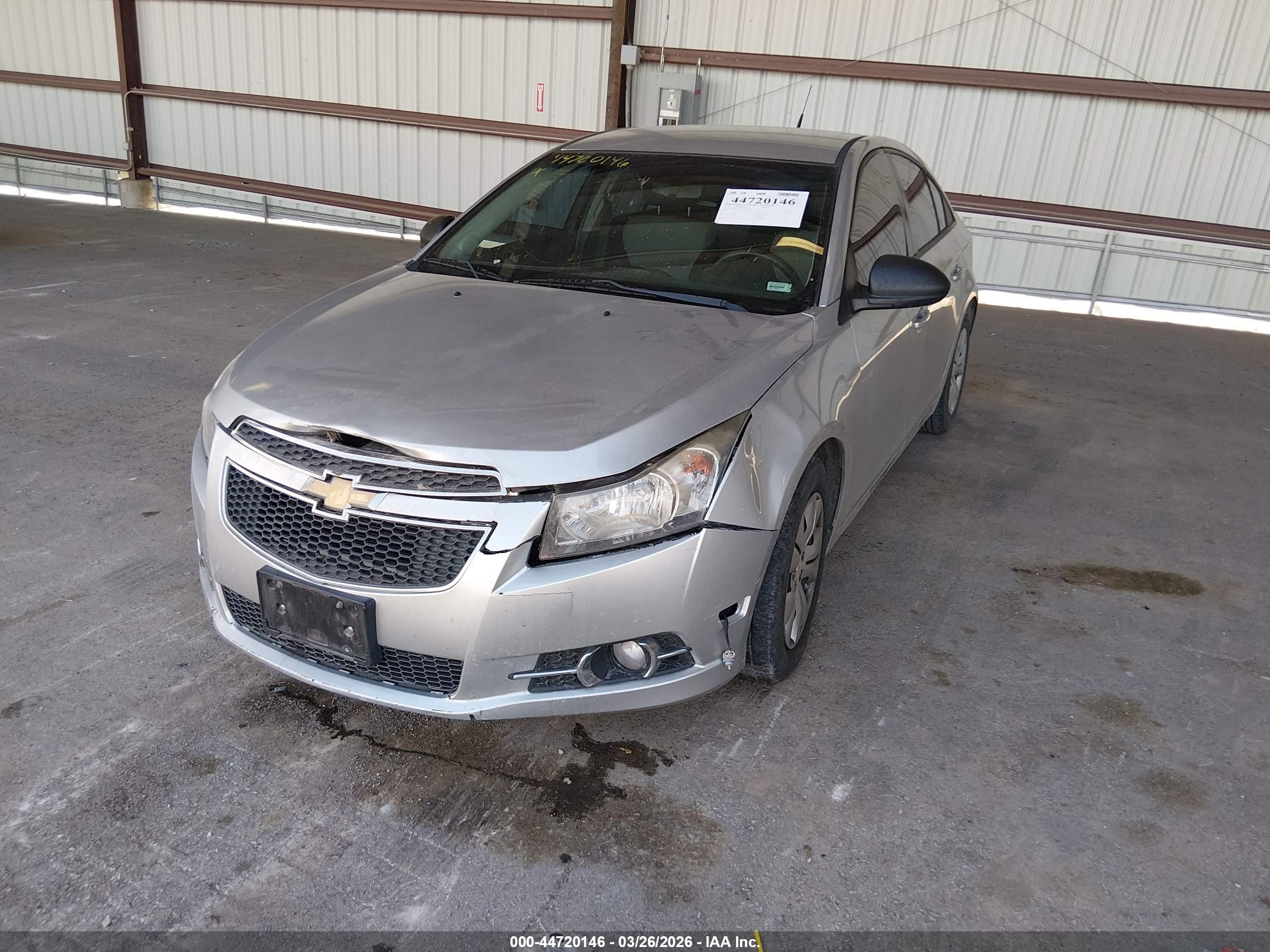 2014 Chevrolet Cruze Ls Auto Silver vin: 1G1PA5SH1E7418263