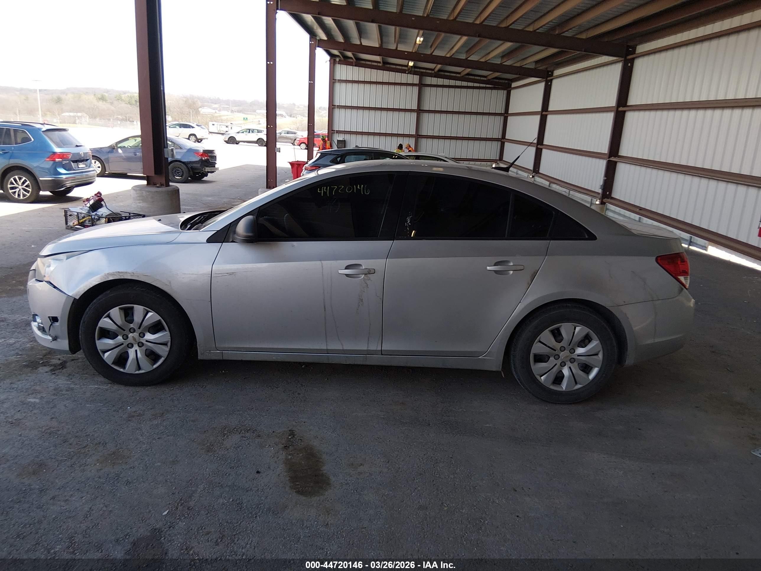 2014 Chevrolet Cruze Ls Auto Silver vin: 1G1PA5SH1E7418263