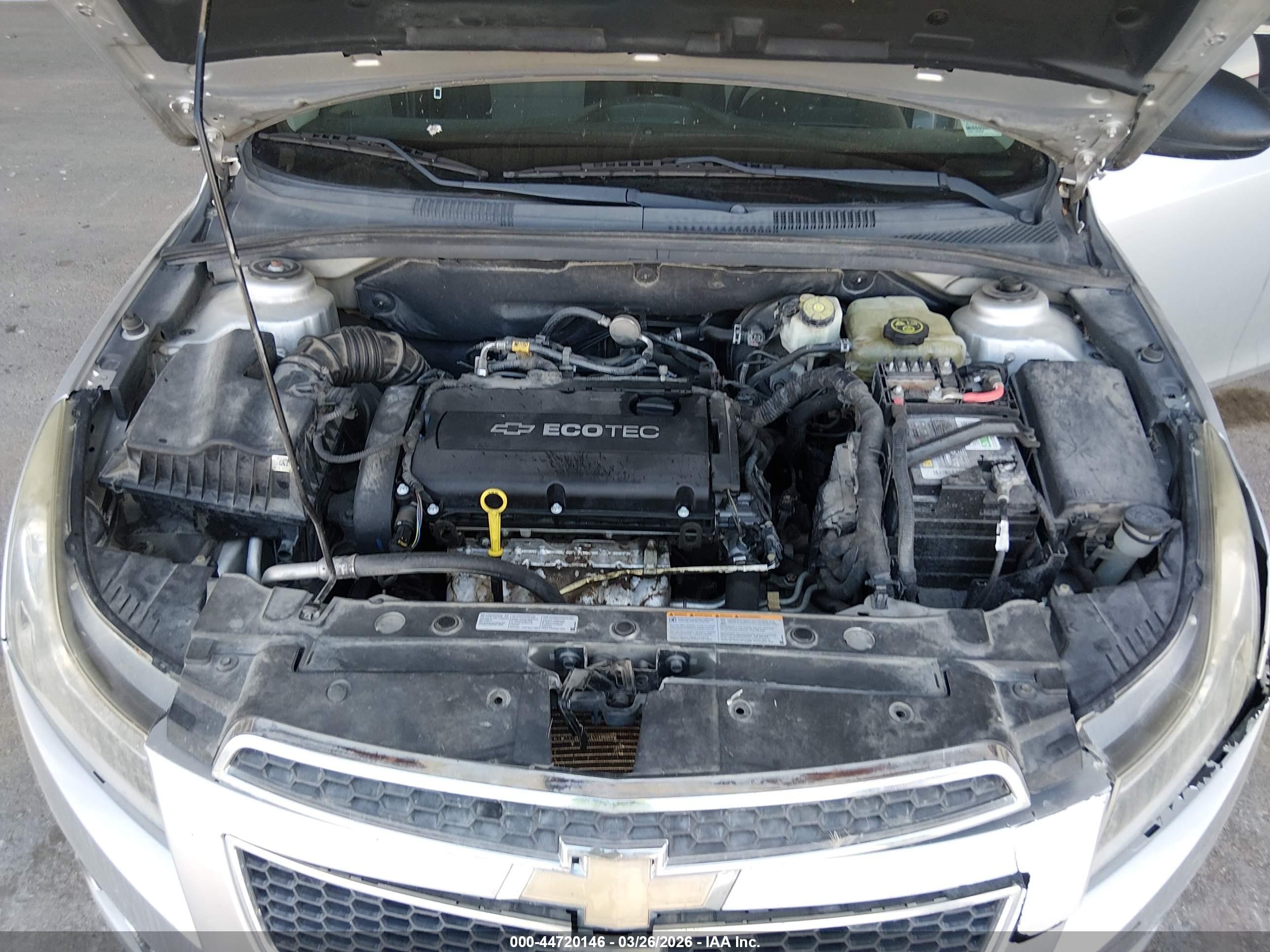 2014 Chevrolet Cruze Ls Auto Silver vin: 1G1PA5SH1E7418263