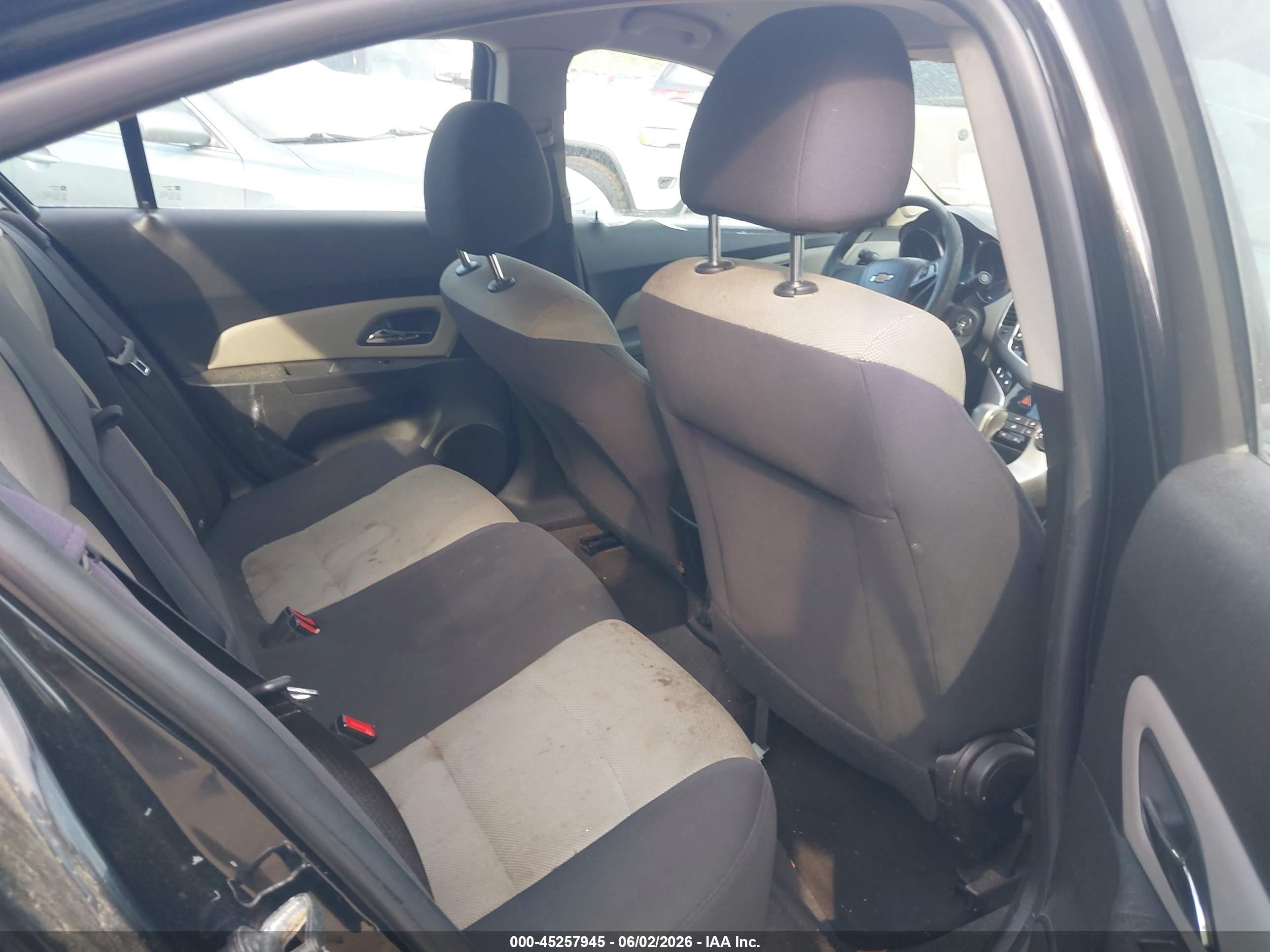 2014 Chevrolet Cruze Ls Auto Black vin: 1G1PA5SH1E7472520