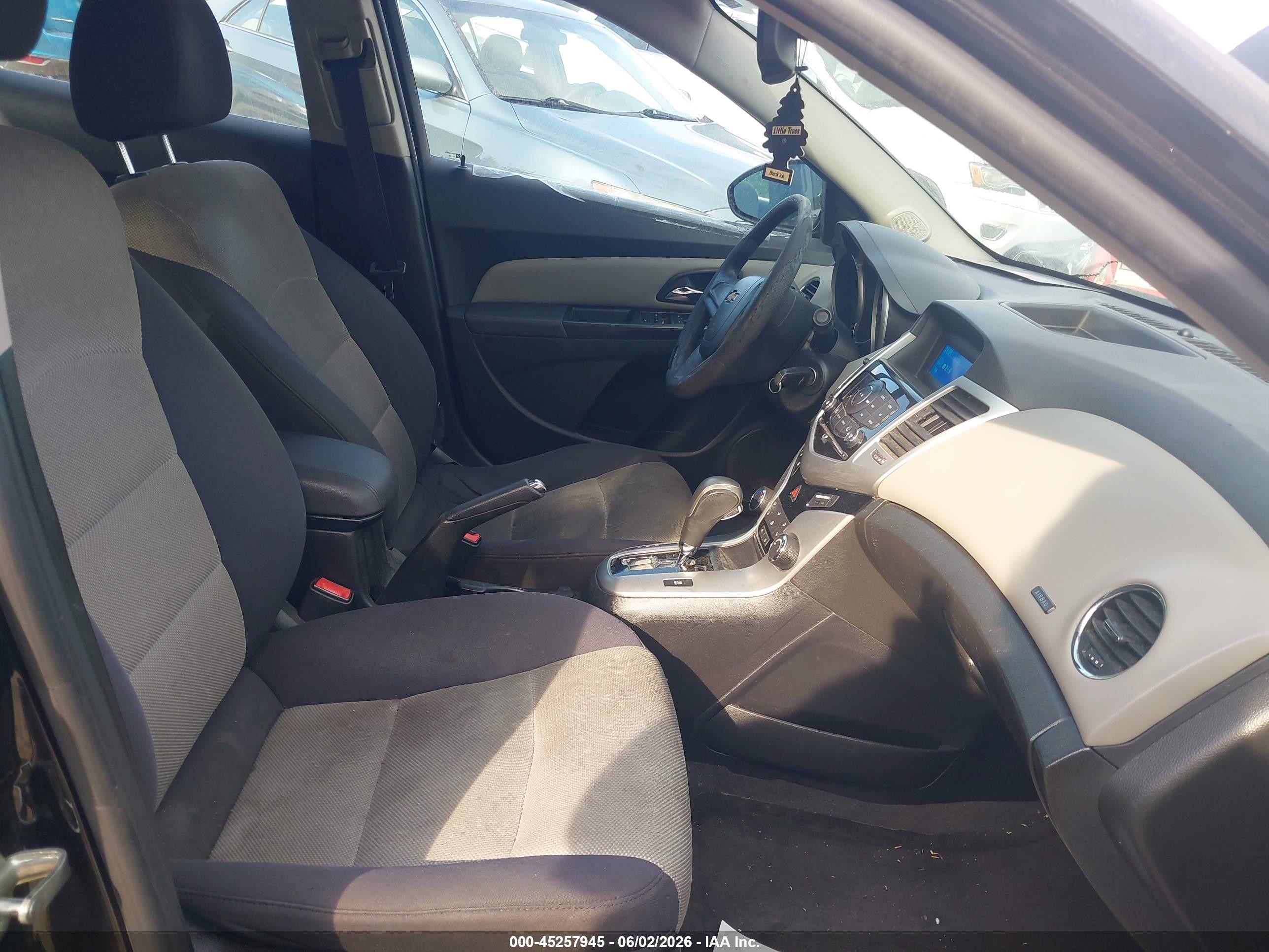 2014 Chevrolet Cruze Ls Auto Black vin: 1G1PA5SH1E7472520