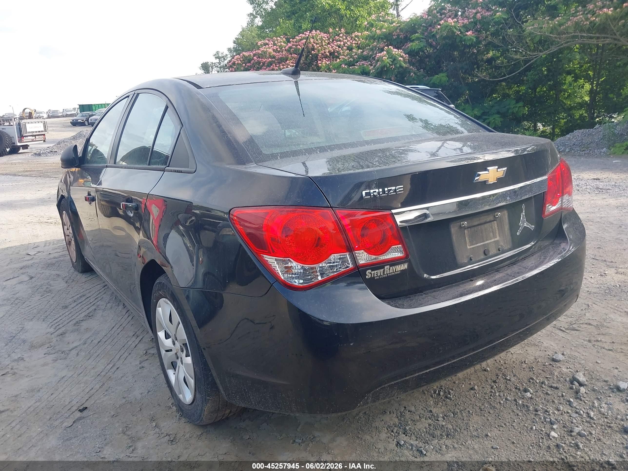 2014 Chevrolet Cruze Ls Auto Black vin: 1G1PA5SH1E7472520