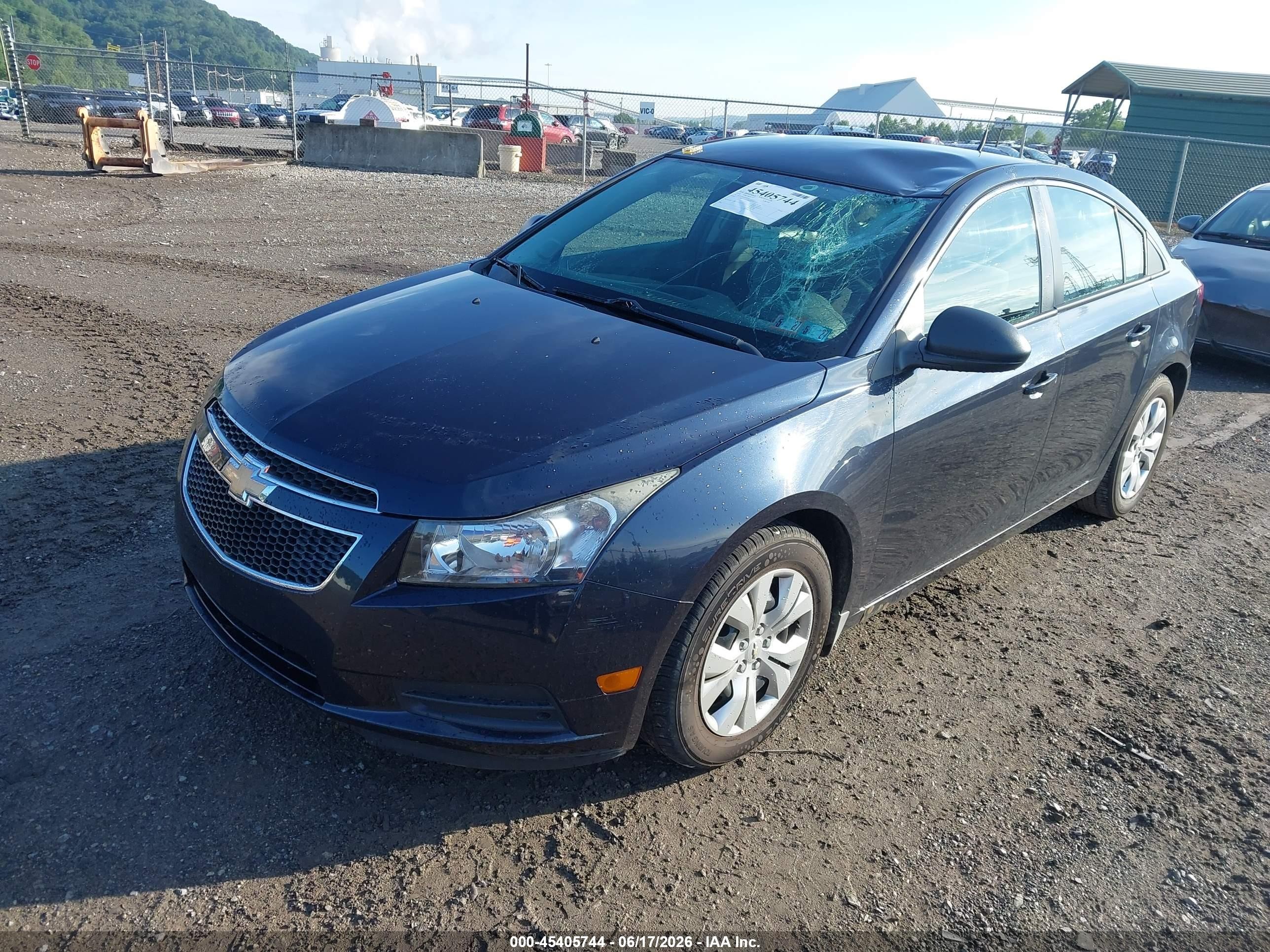 2014 Chevrolet Cruze Ls Auto Dark Blue vin: 1G1PA5SH1E7488118