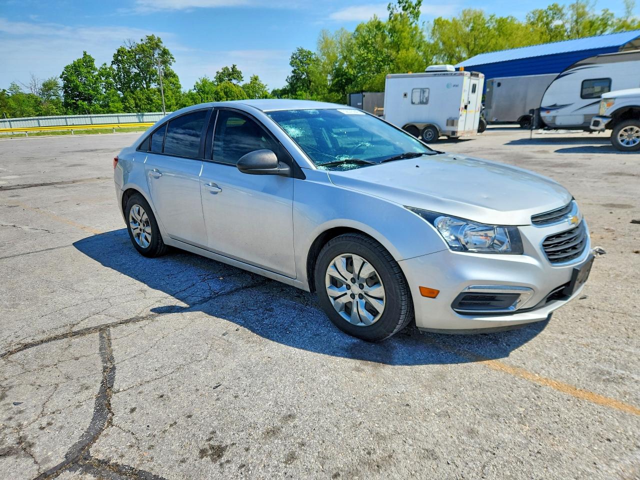 2015 Chevrolet Cruze Ls Silver vin: 1G1PA5SH1F7116022