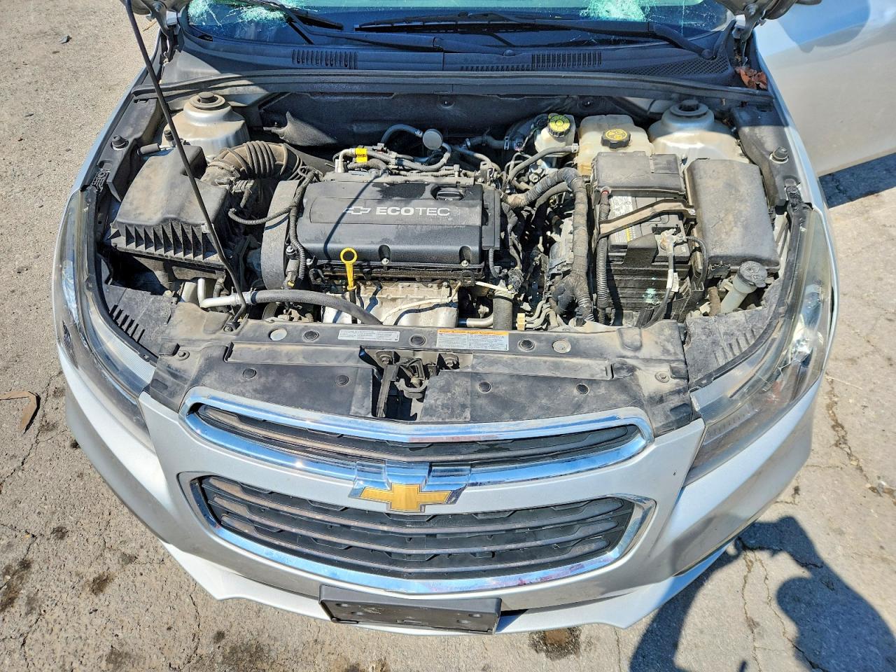 2015 Chevrolet Cruze Ls Silver vin: 1G1PA5SH1F7116022