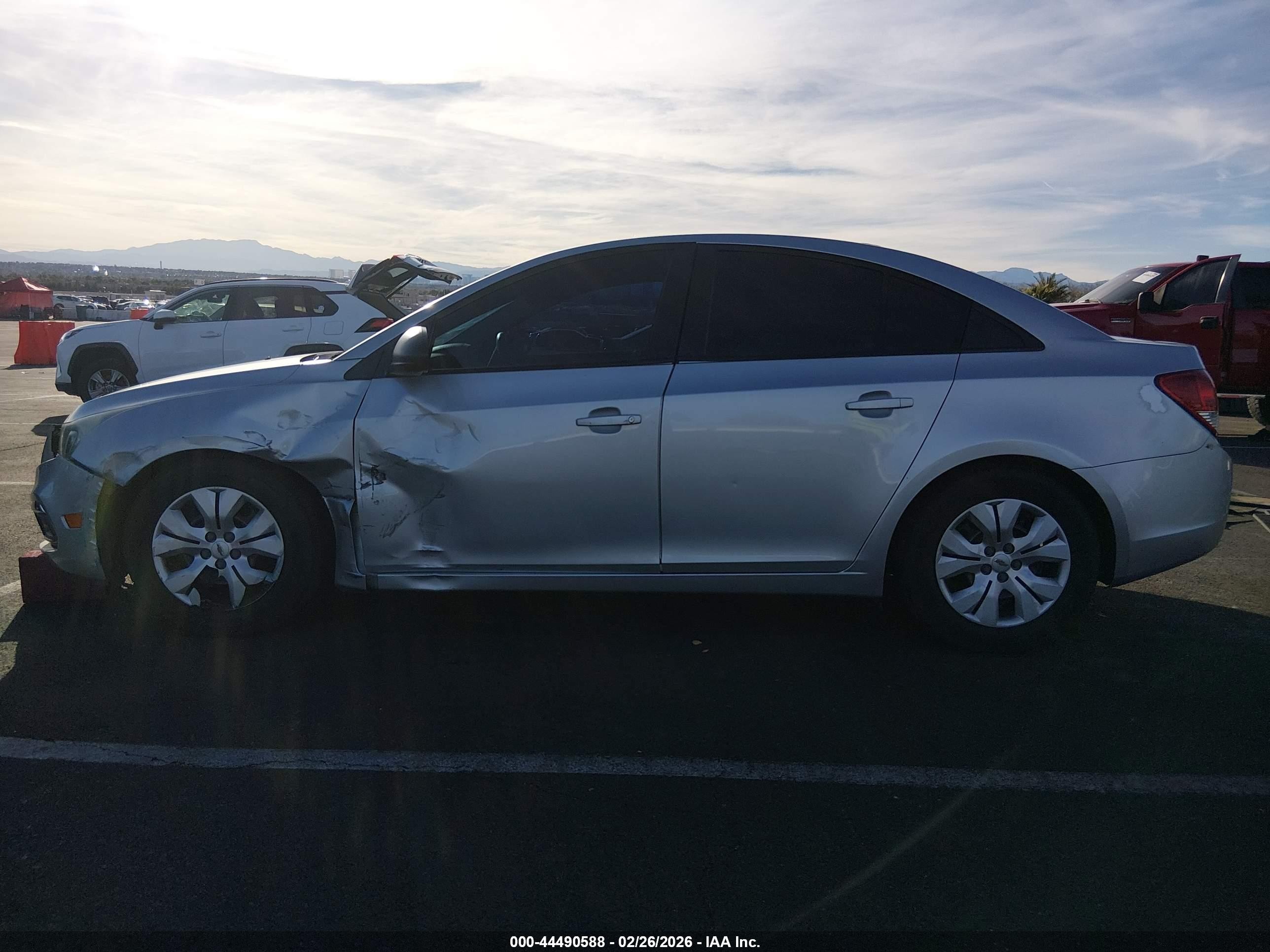 2015 Chevrolet Cruze Ls Auto Silver vin: 1G1PA5SH1F7128283