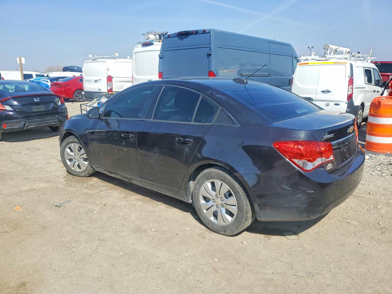 2015 Chevrolet Cruze Ls Black vin: 1G1PA5SH1F7214466