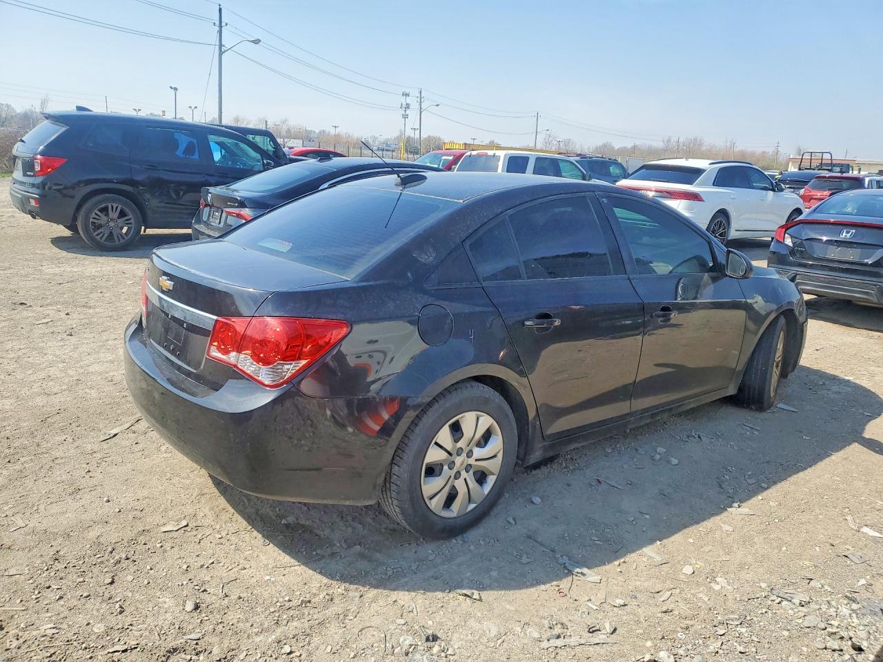 2015 Chevrolet Cruze Ls Black vin: 1G1PA5SH1F7214466