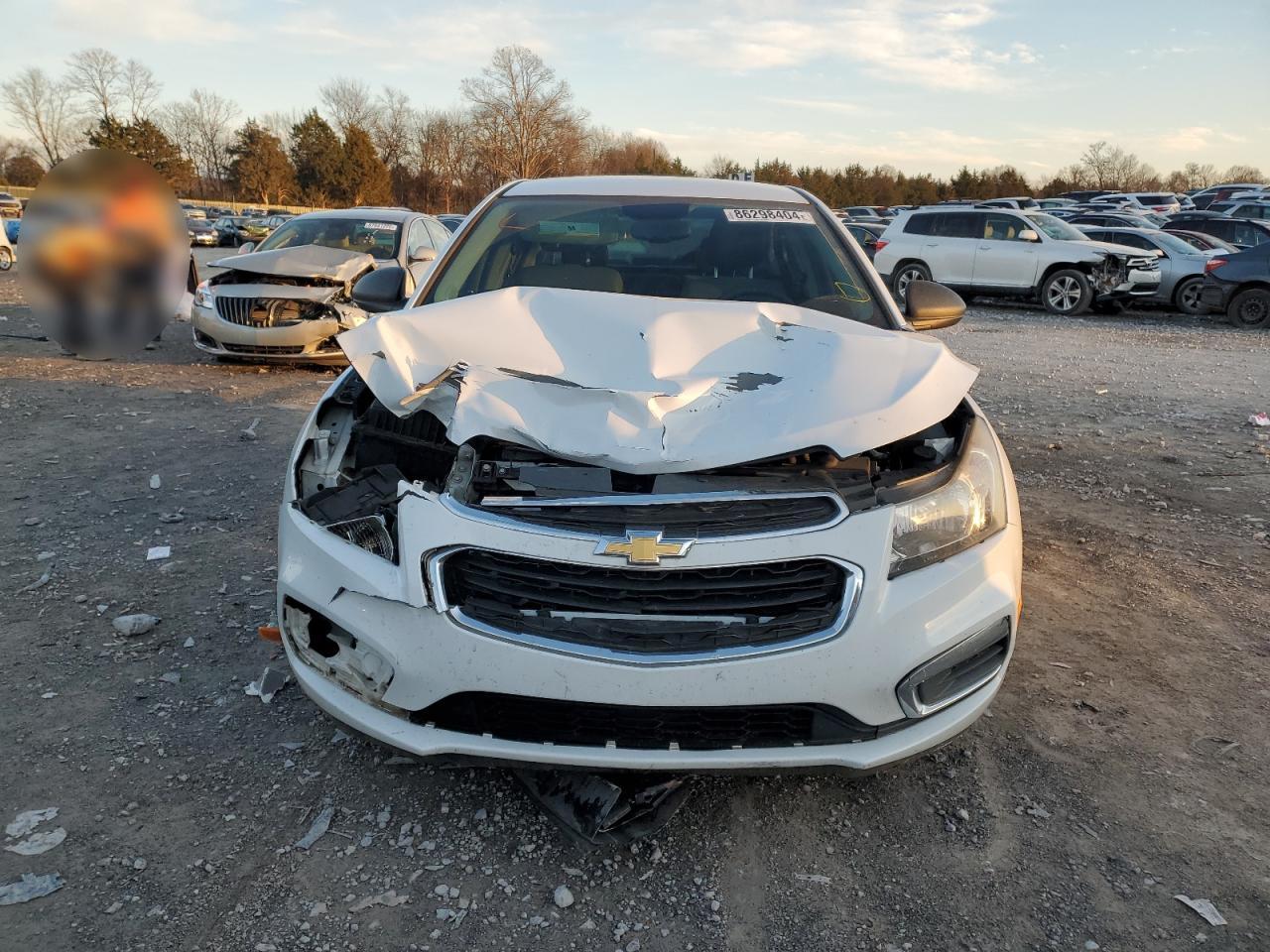 2015 Chevrolet Cruze Ls White vin: 1G1PA5SH1F7236726