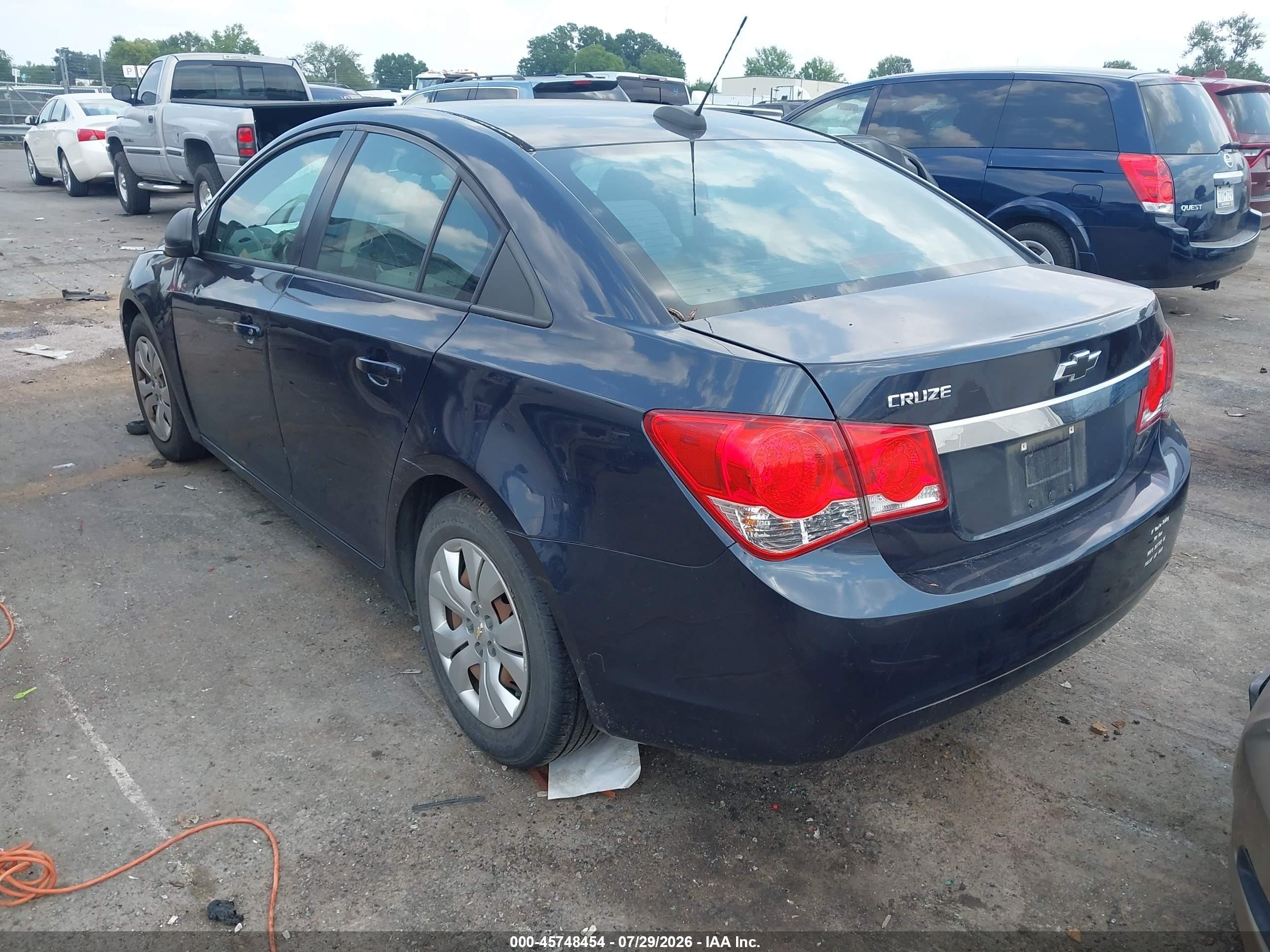 2015 Chevrolet Cruze Ls Auto Blue vin: 1G1PA5SH1F7290396