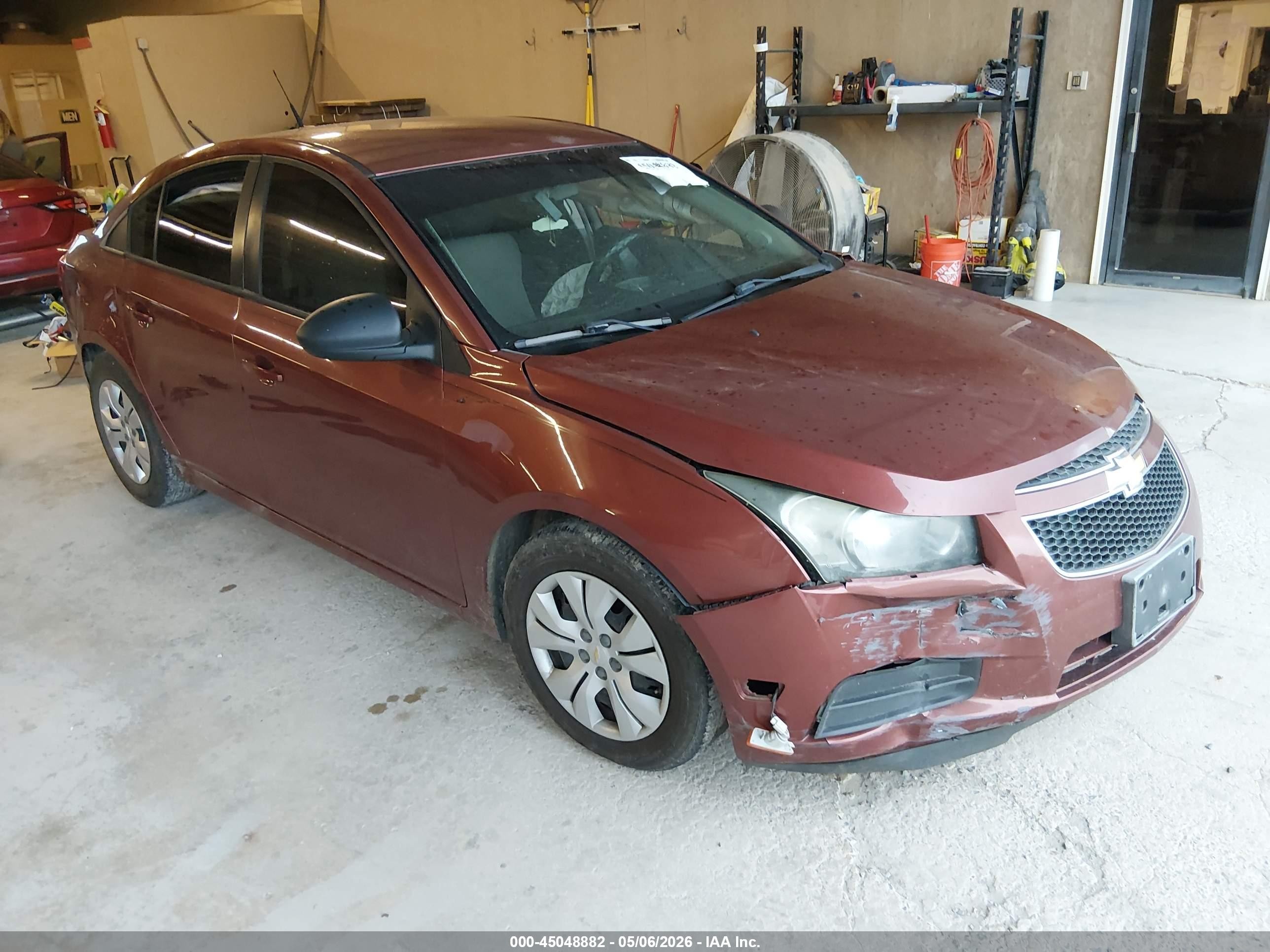 2013 Chevrolet Cruze Ls Auto Burgundy vin: 1G1PA5SH2D7125101