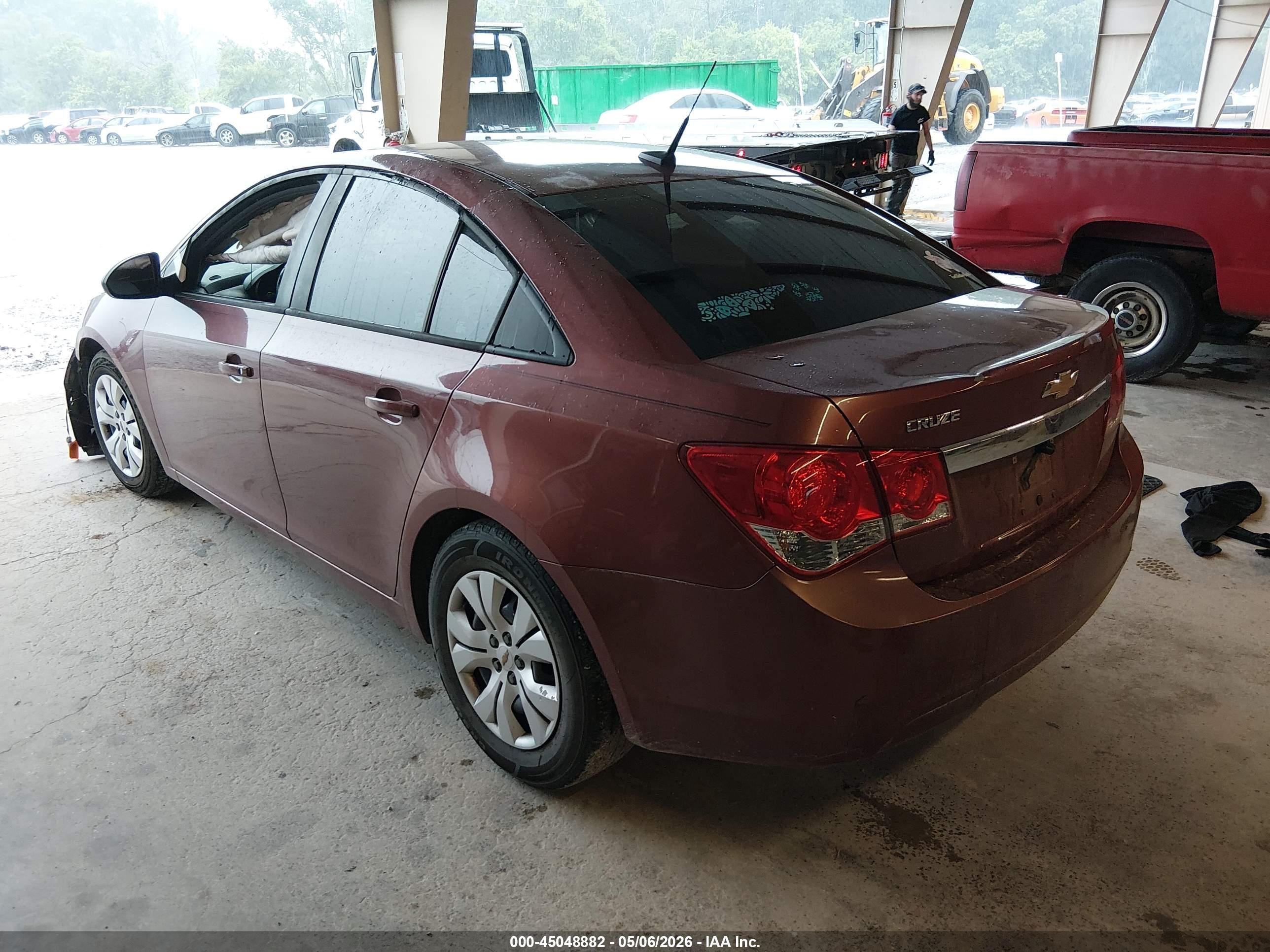 2013 Chevrolet Cruze Ls Auto Burgundy vin: 1G1PA5SH2D7125101