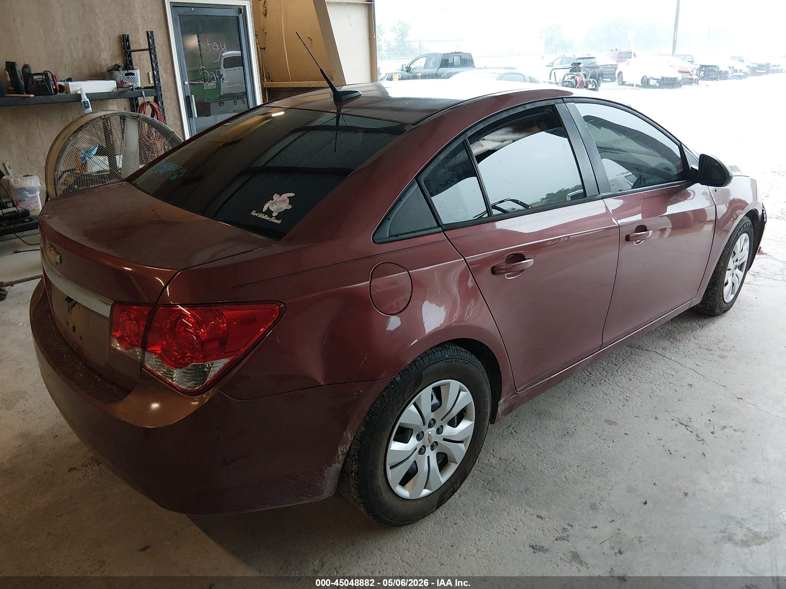 2013 Chevrolet Cruze Ls Auto Burgundy vin: 1G1PA5SH2D7125101