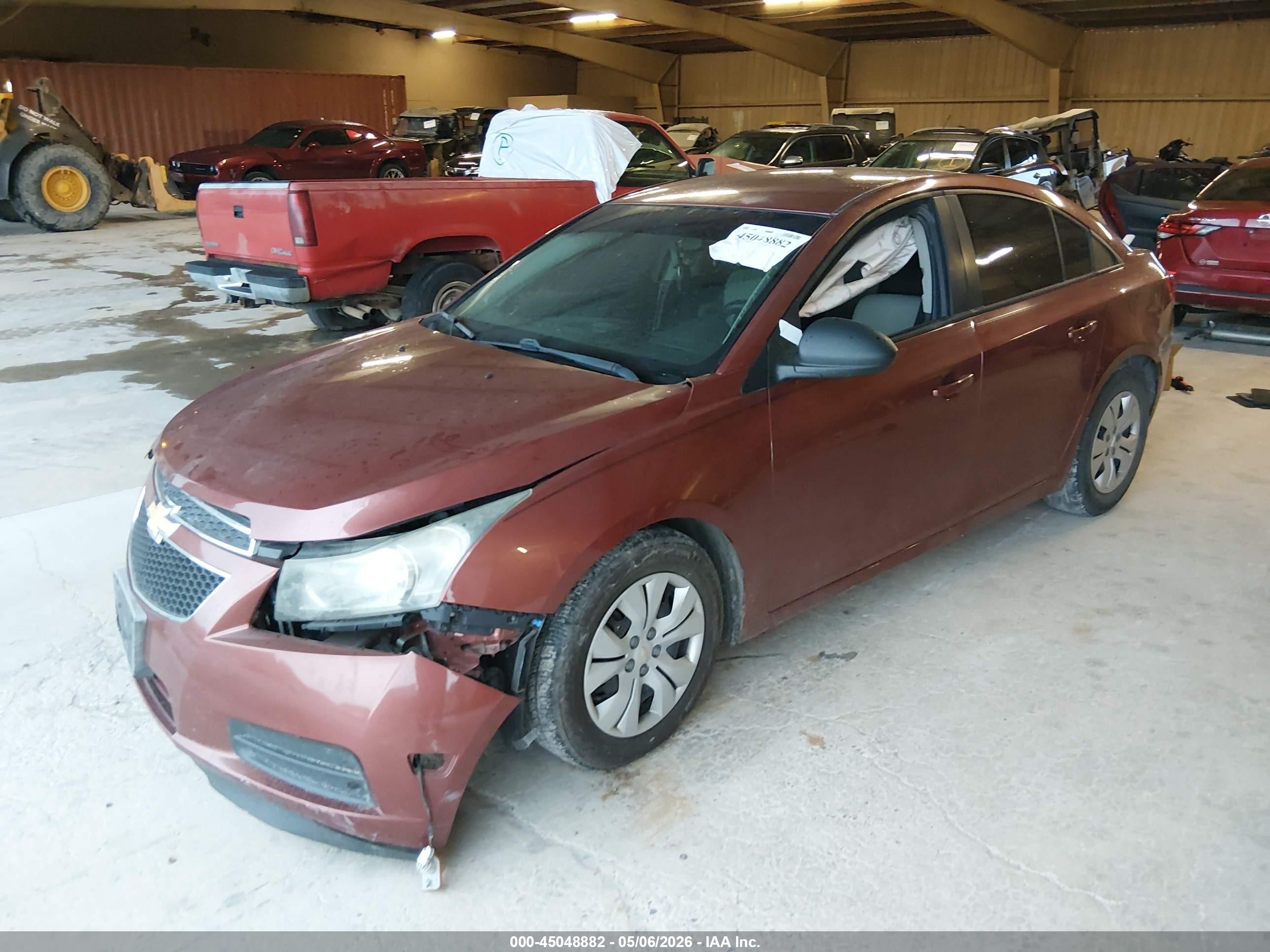 2013 Chevrolet Cruze Ls Auto Burgundy vin: 1G1PA5SH2D7125101