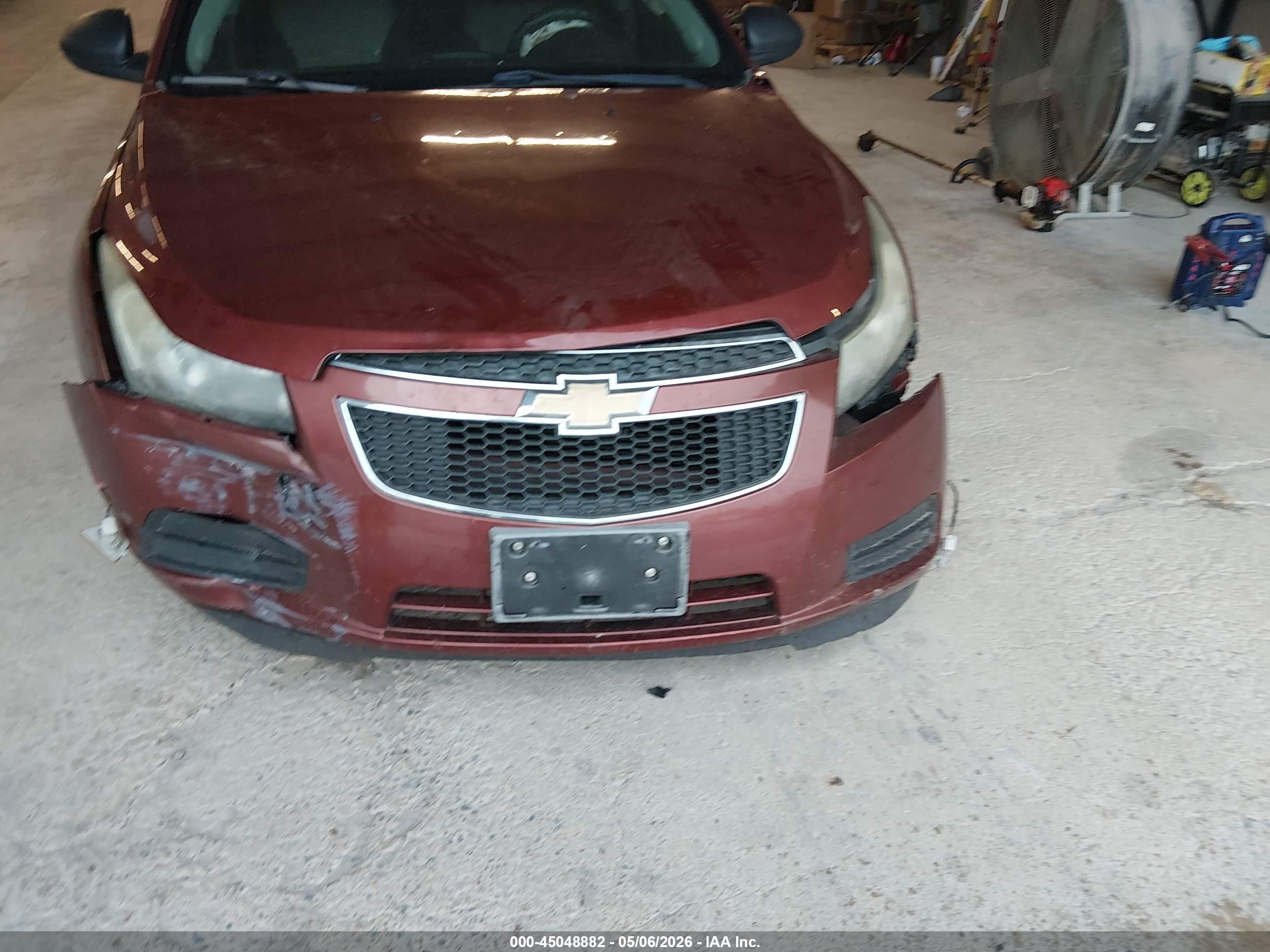 2013 Chevrolet Cruze Ls Auto Burgundy vin: 1G1PA5SH2D7125101