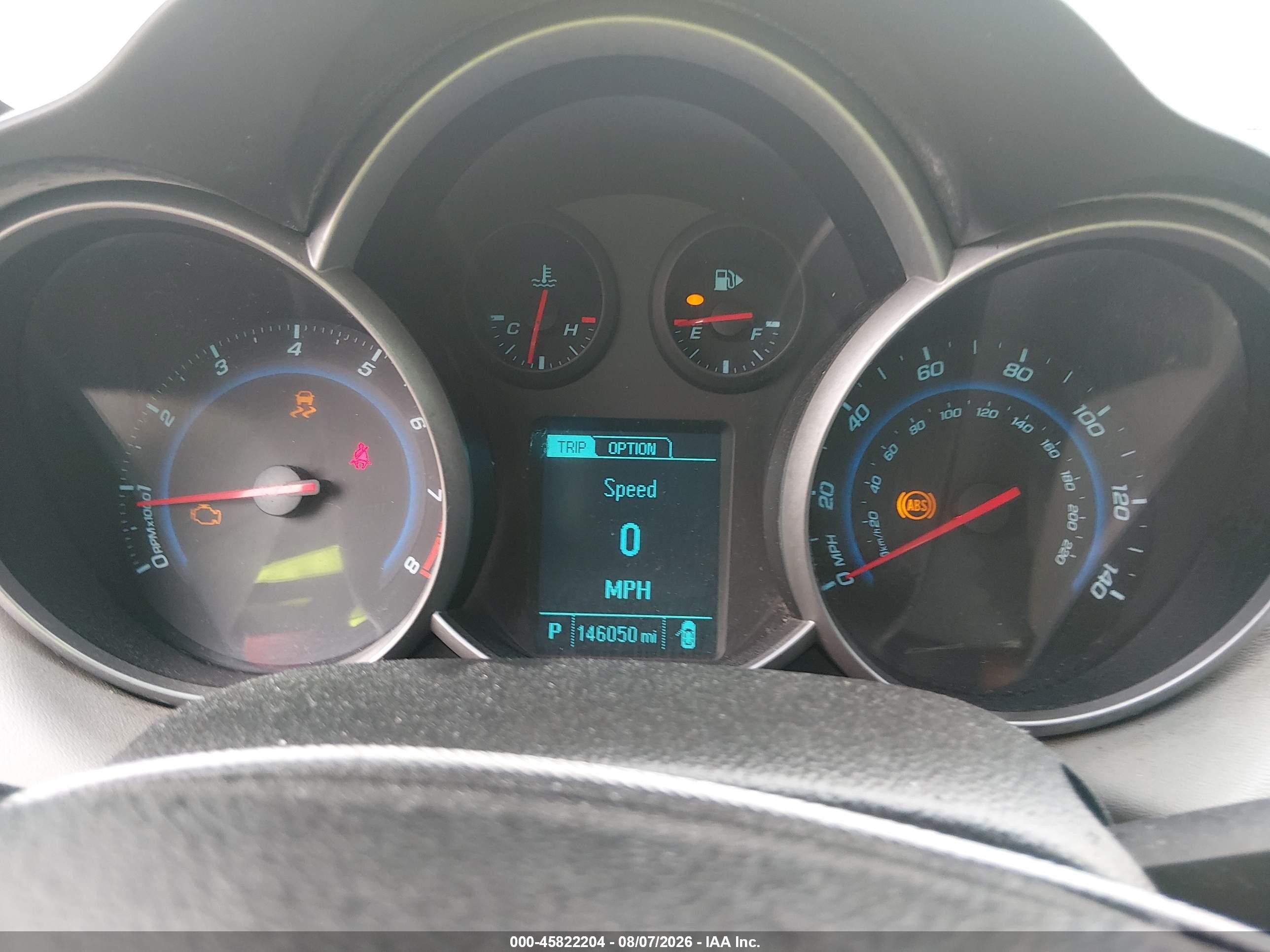 2013 Chevrolet Cruze Ls Auto White vin: 1G1PA5SH2D7184410