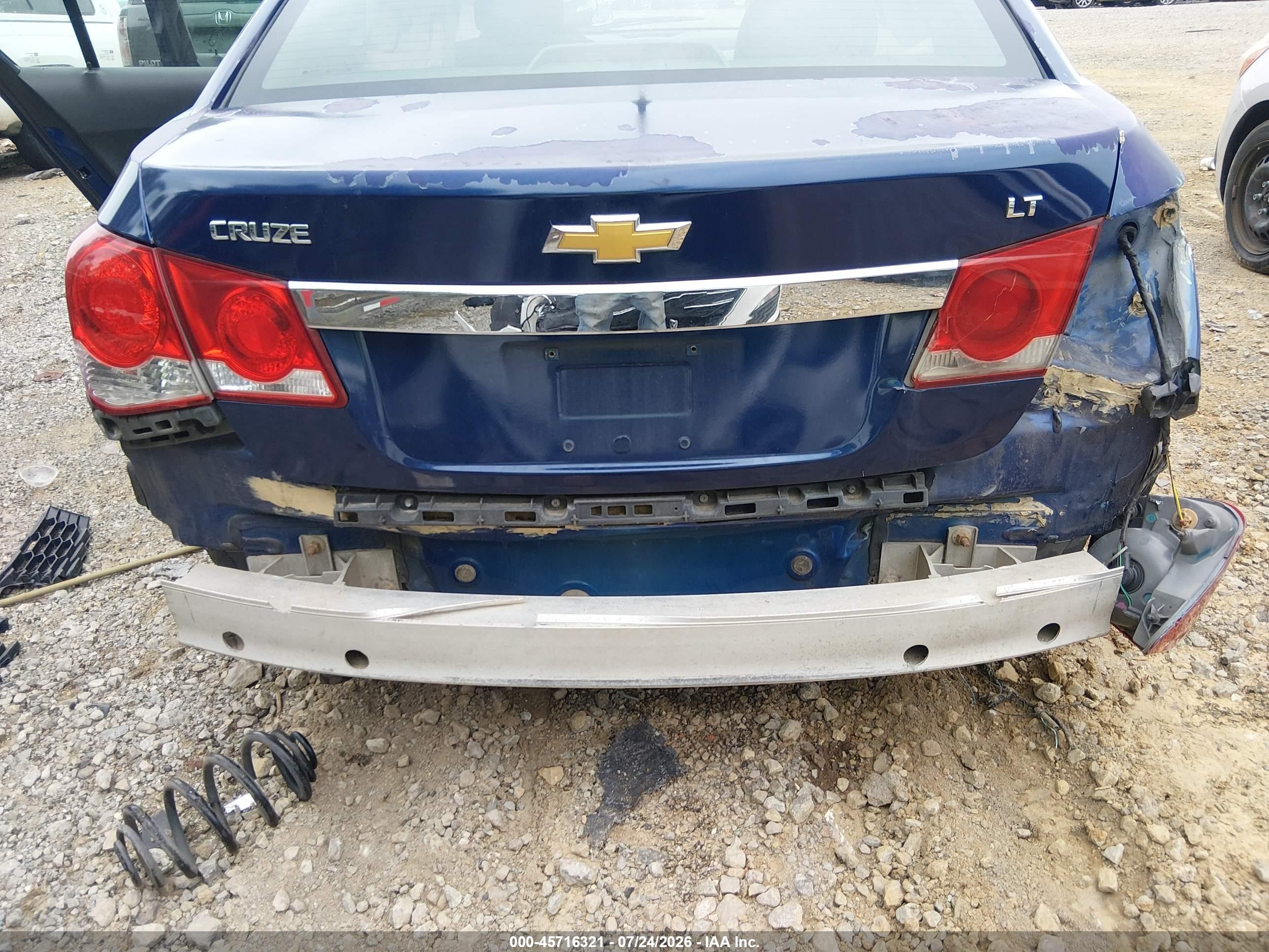 2013 Chevrolet Cruze Ls Auto Blue vin: 1G1PA5SH2D7197223
