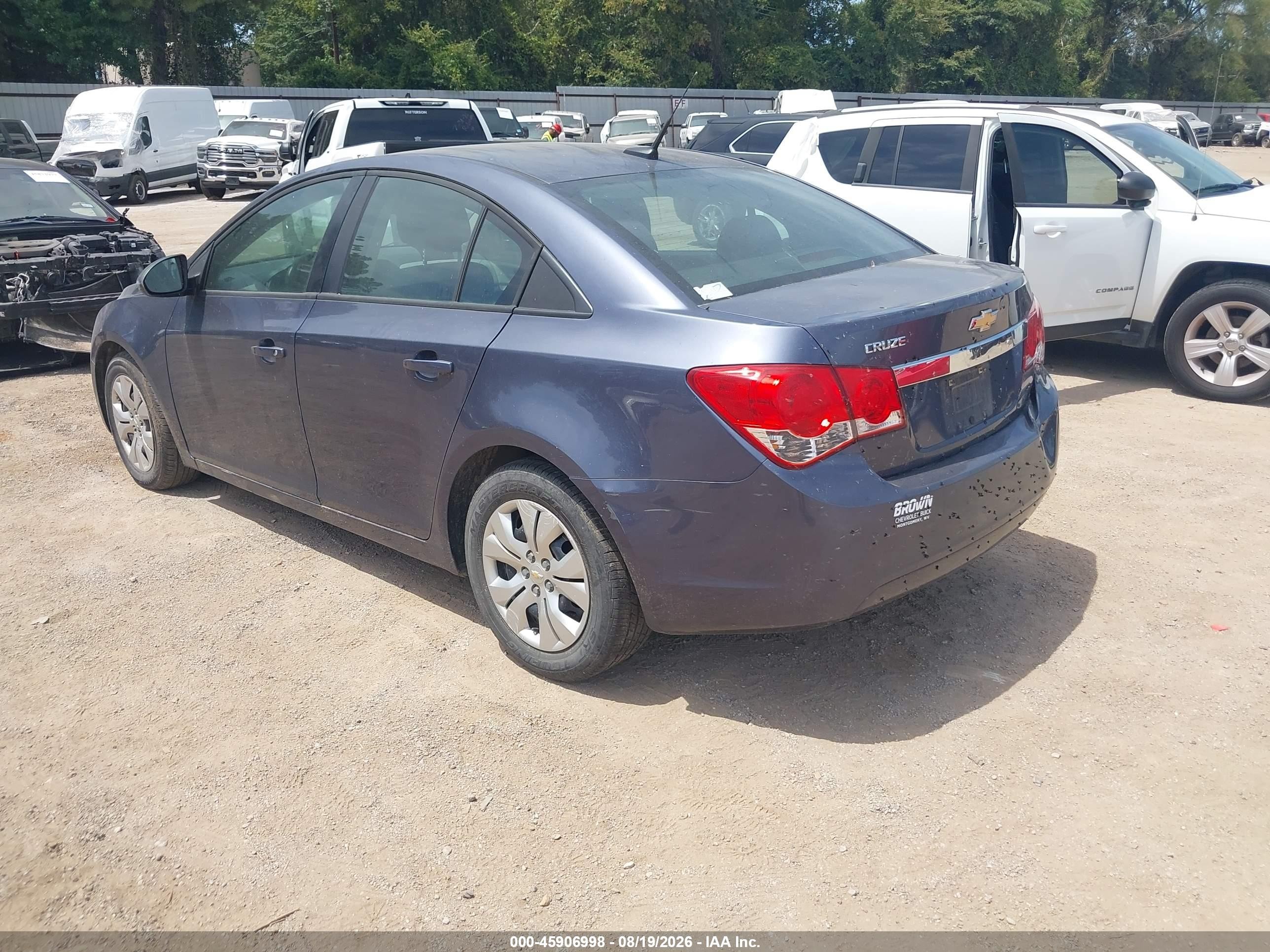2013 Chevrolet Cruze Ls Auto Blue vin: 1G1PA5SH2D7311253