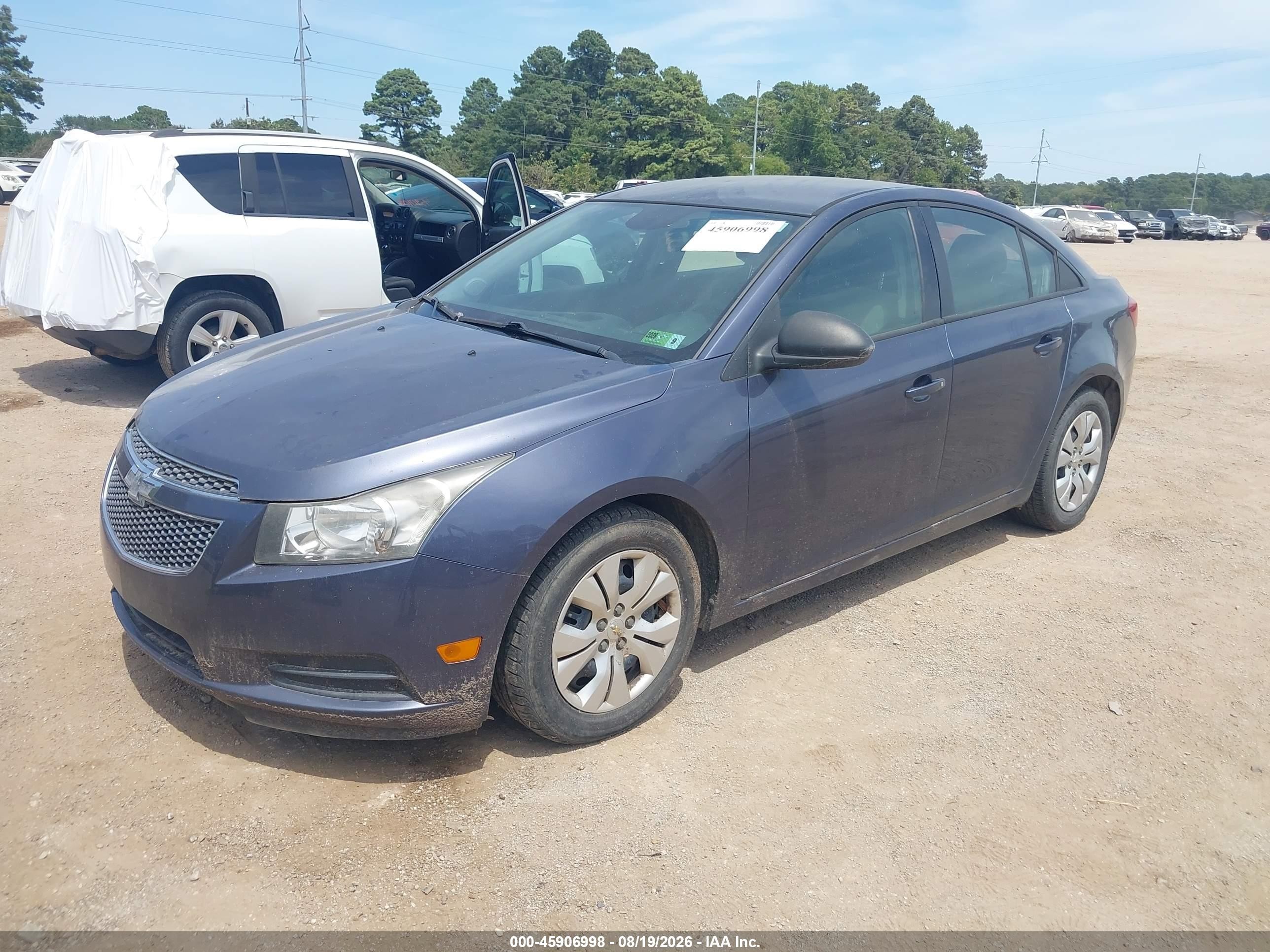 2013 Chevrolet Cruze Ls Auto Blue vin: 1G1PA5SH2D7311253