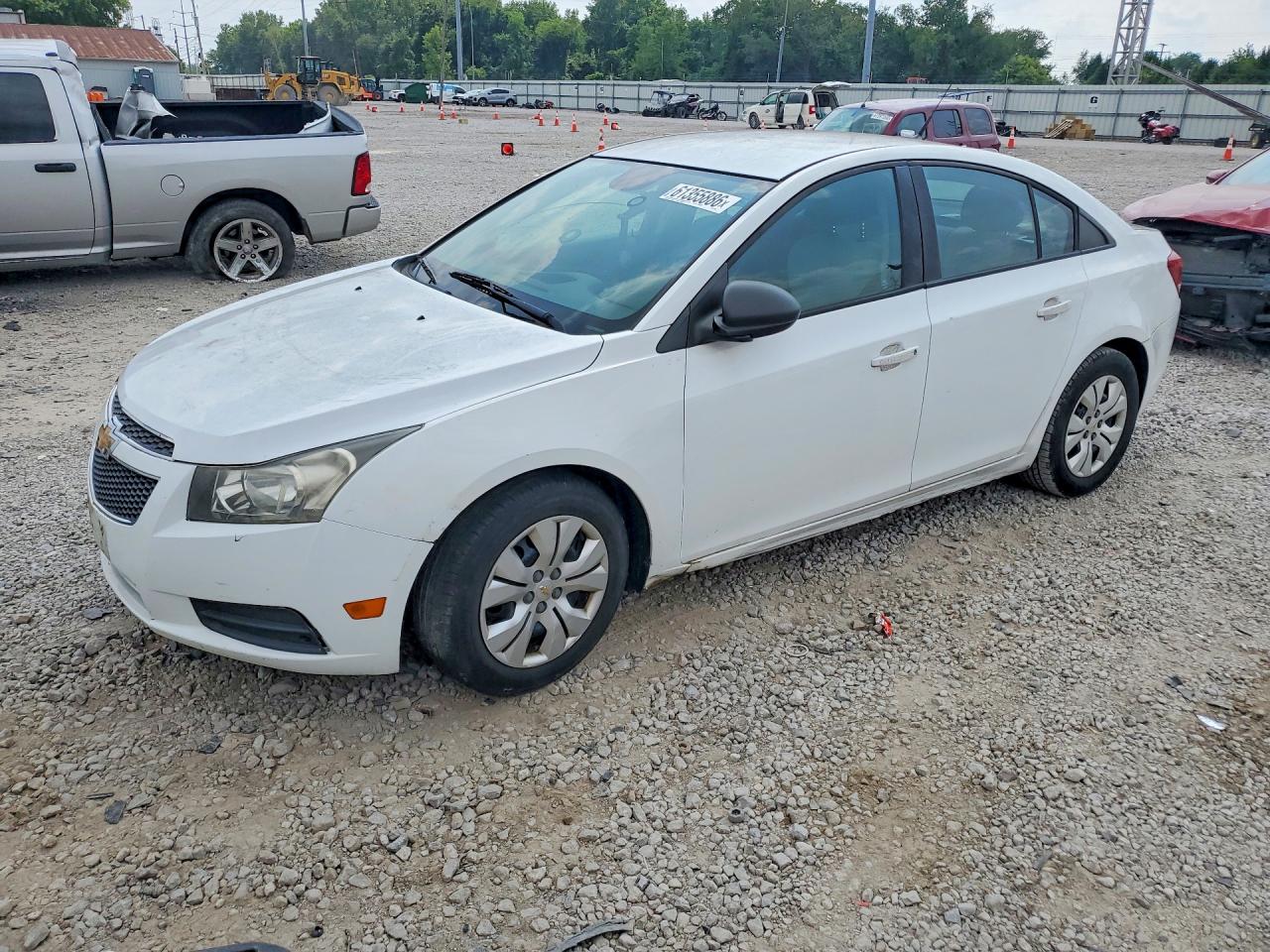 2013 Chevrolet Cruze 1ls White vin: 1G1PA5SH2D7319904