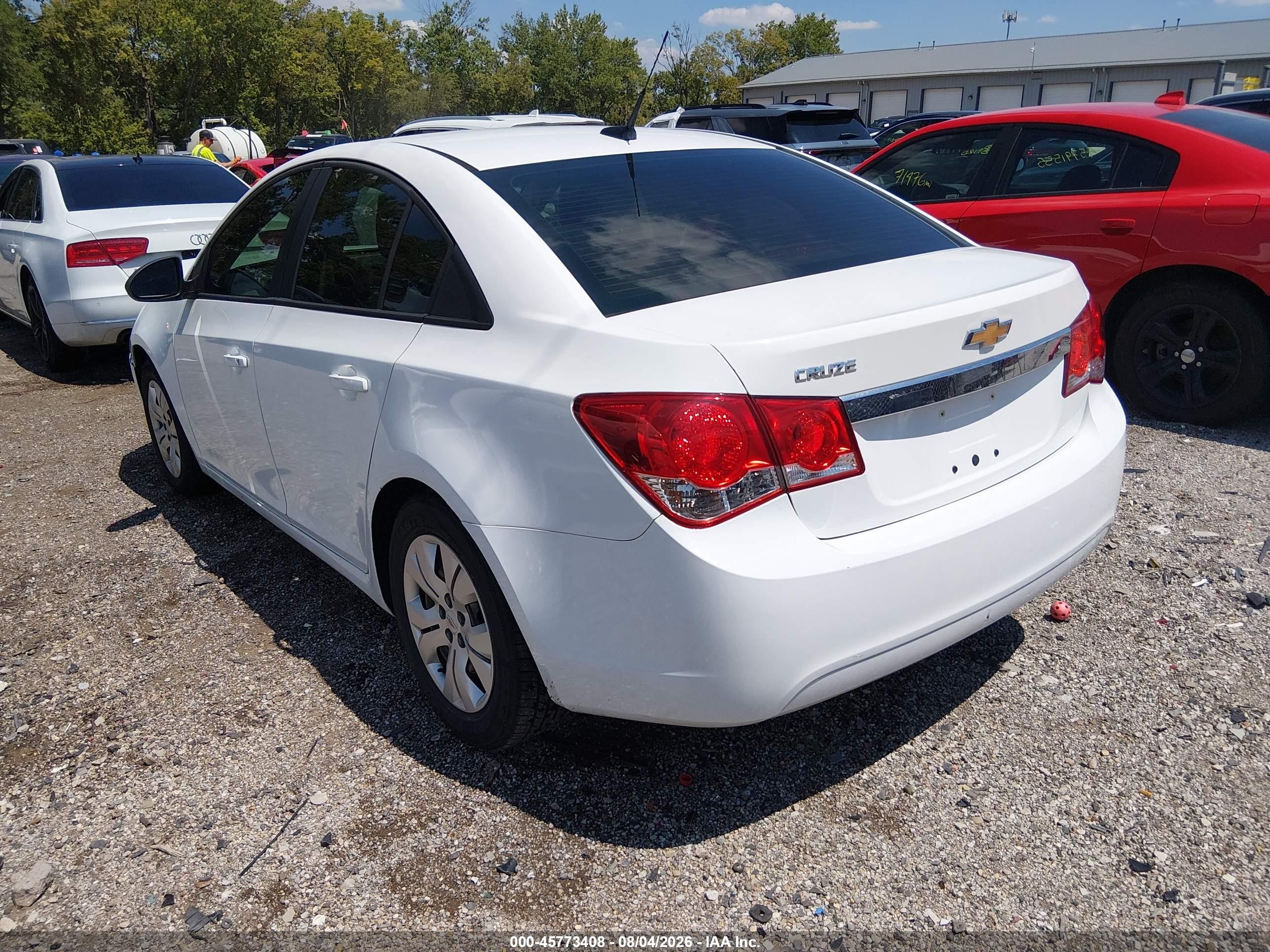 2014 Chevrolet Cruze Ls Auto Белый vin: 1G1PA5SH2E7114472
