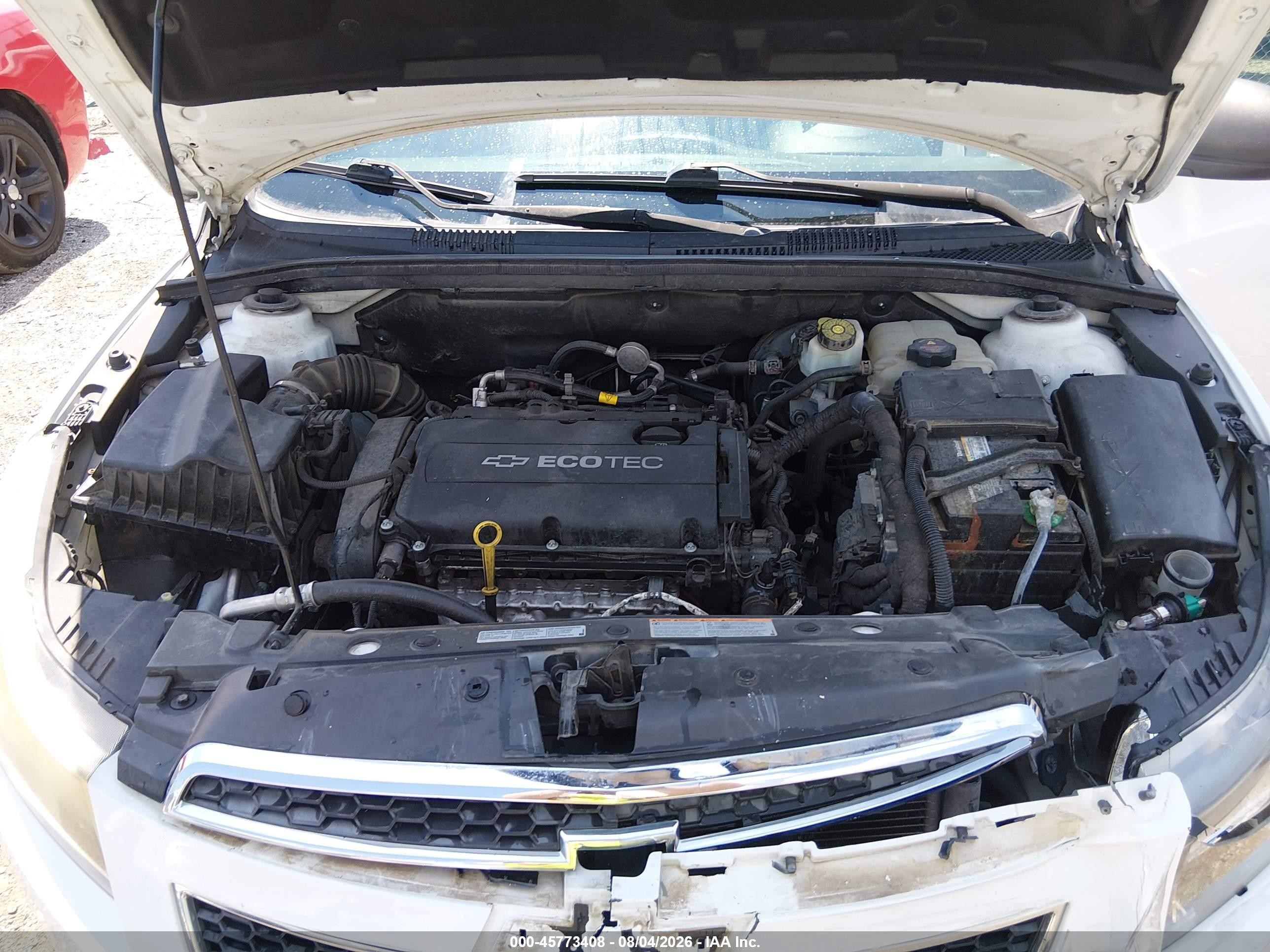 2014 Chevrolet Cruze Ls Auto Белый vin: 1G1PA5SH2E7114472