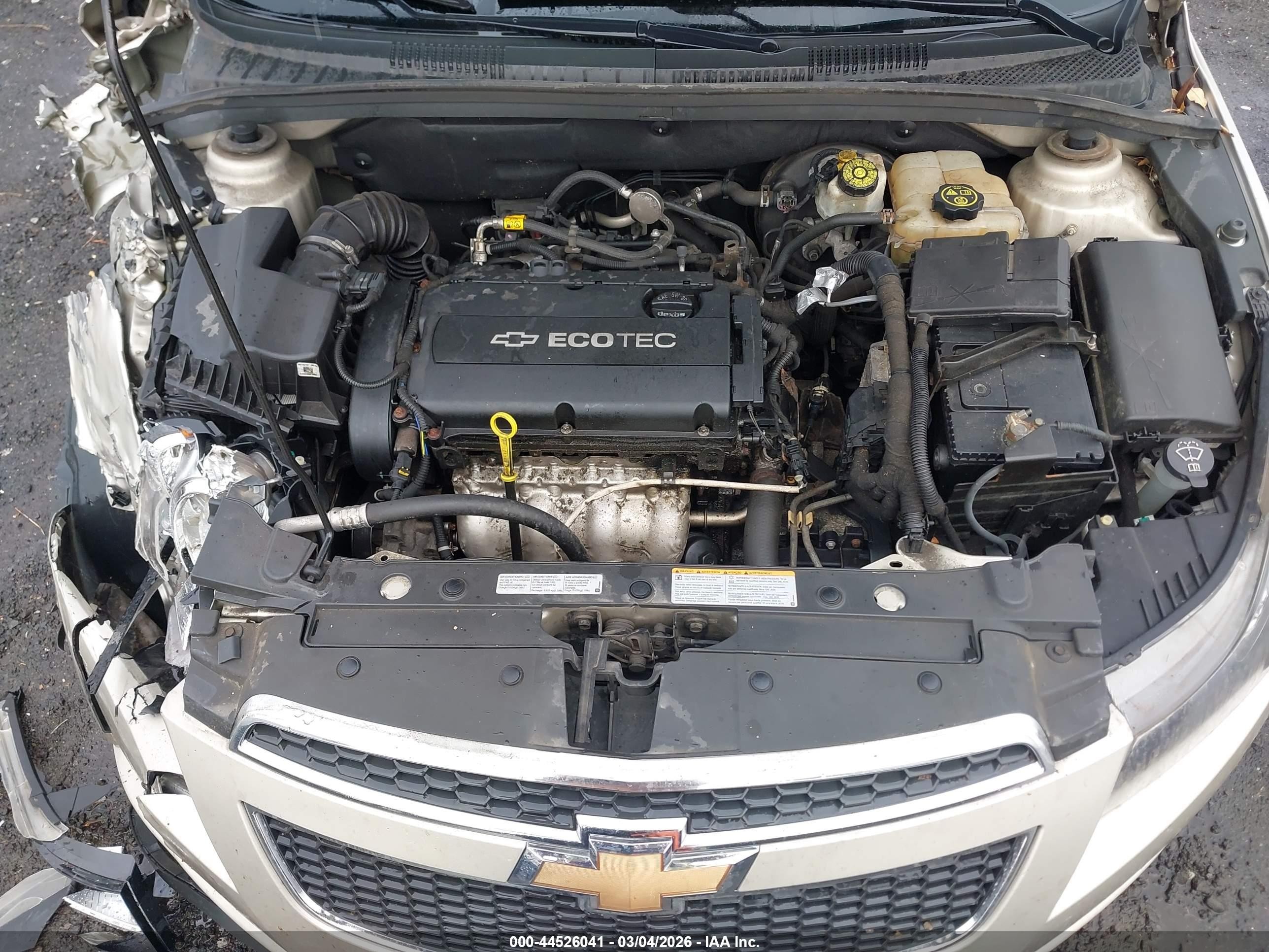 2014 Chevrolet Cruze Ls Auto Бежевый vin: 1G1PA5SH2E7126203