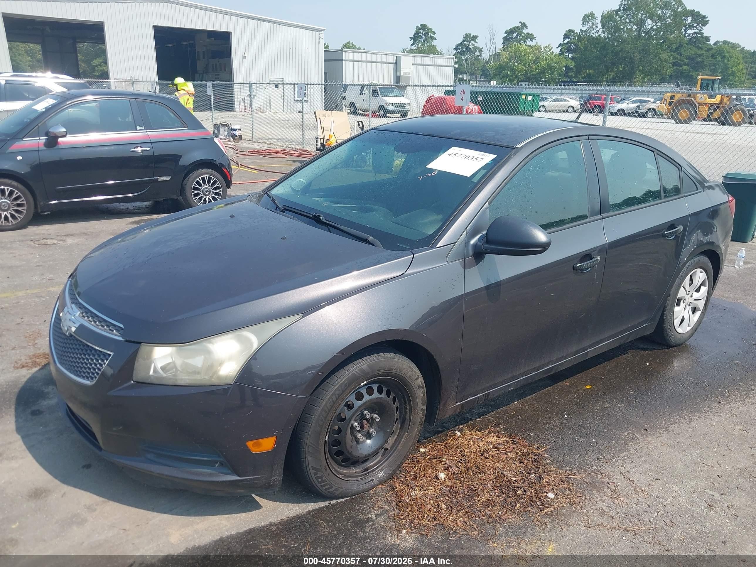 2014 Chevrolet Cruze Ls Auto Серый vin: 1G1PA5SH2E7160352