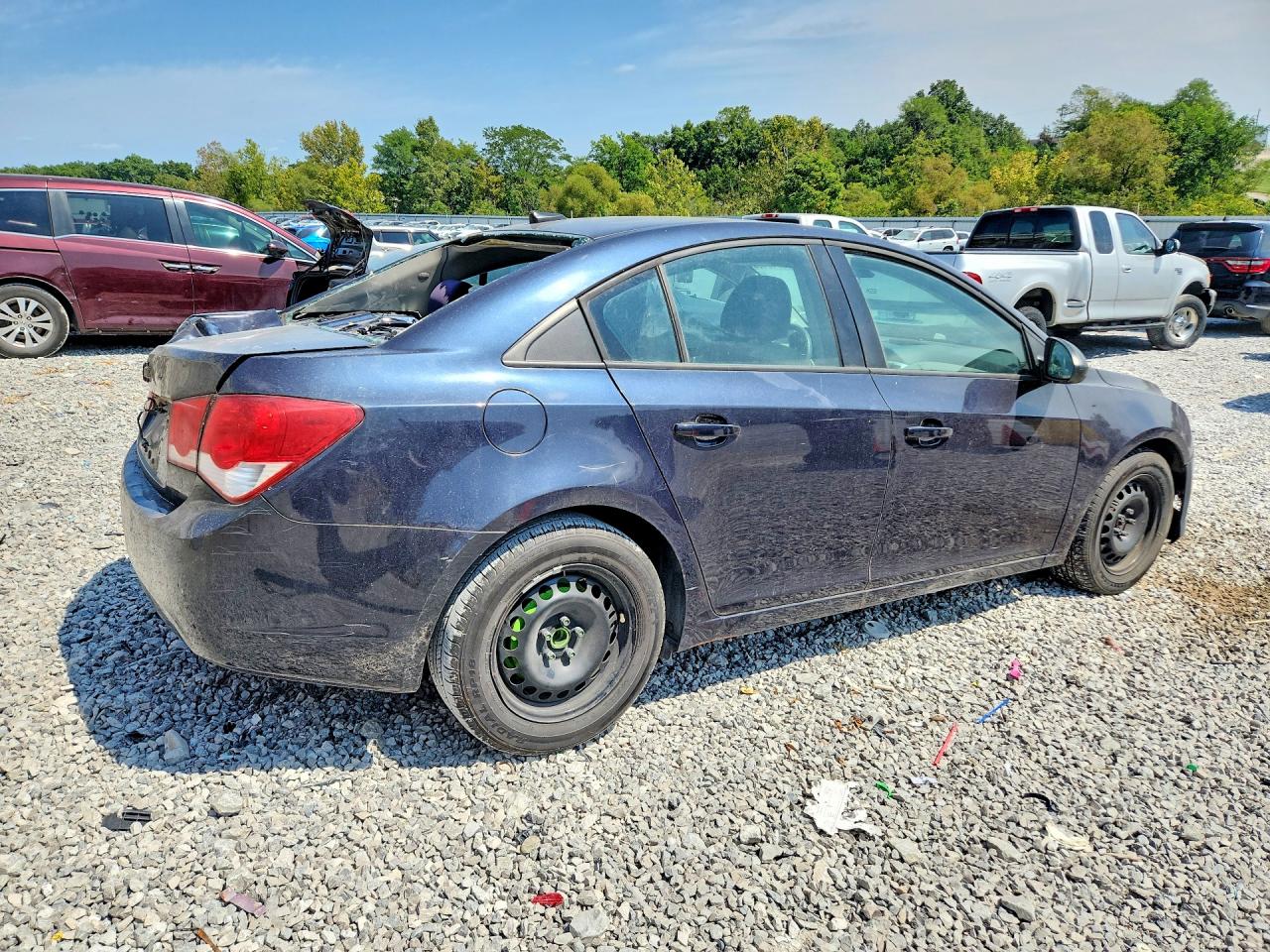 2014 Chevrolet Cruze Ls Blue vin: 1G1PA5SH2E7164370