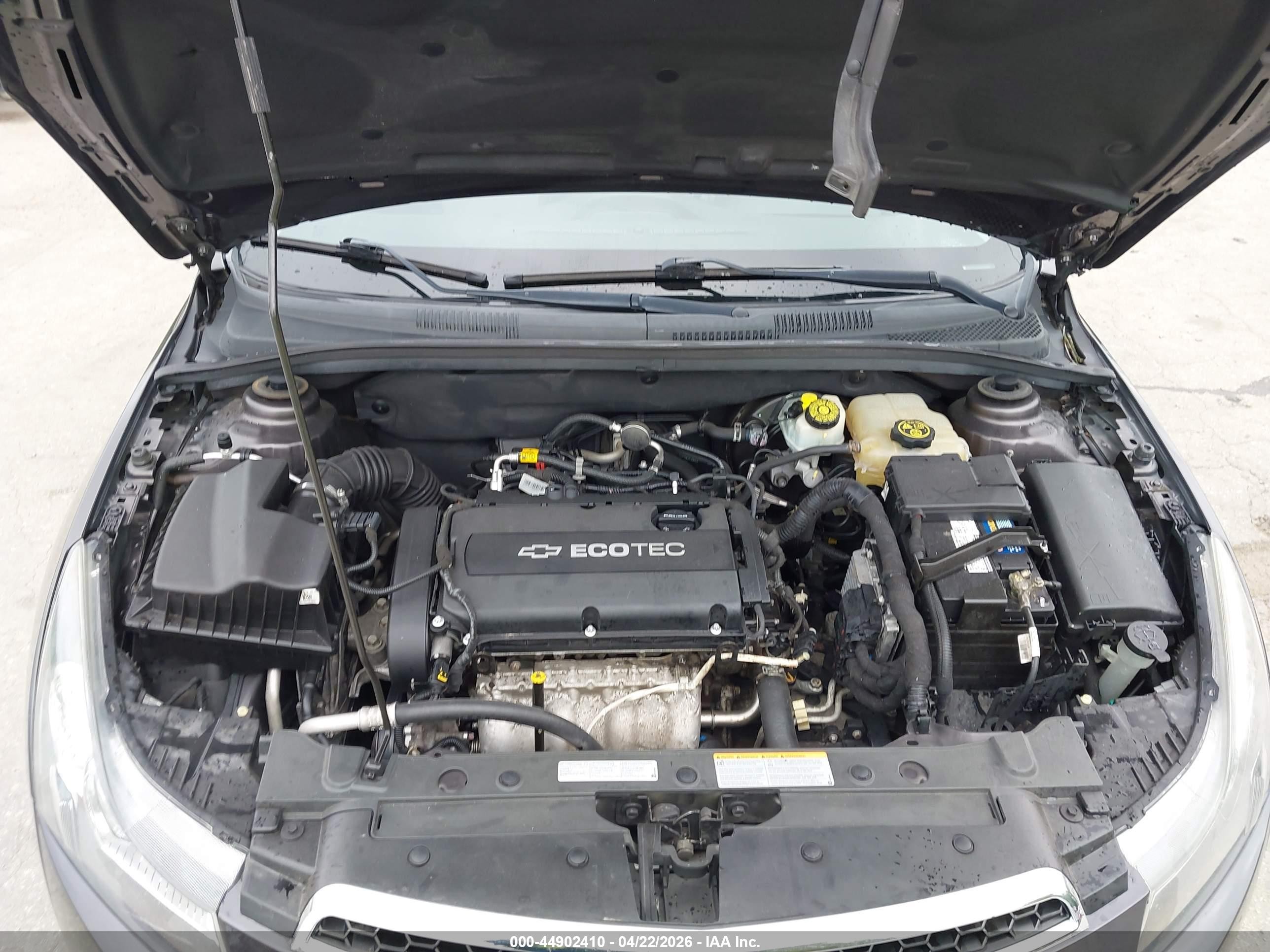 2014 Chevrolet Cruze Ls Auto Серый vin: 1G1PA5SH2E7234885
