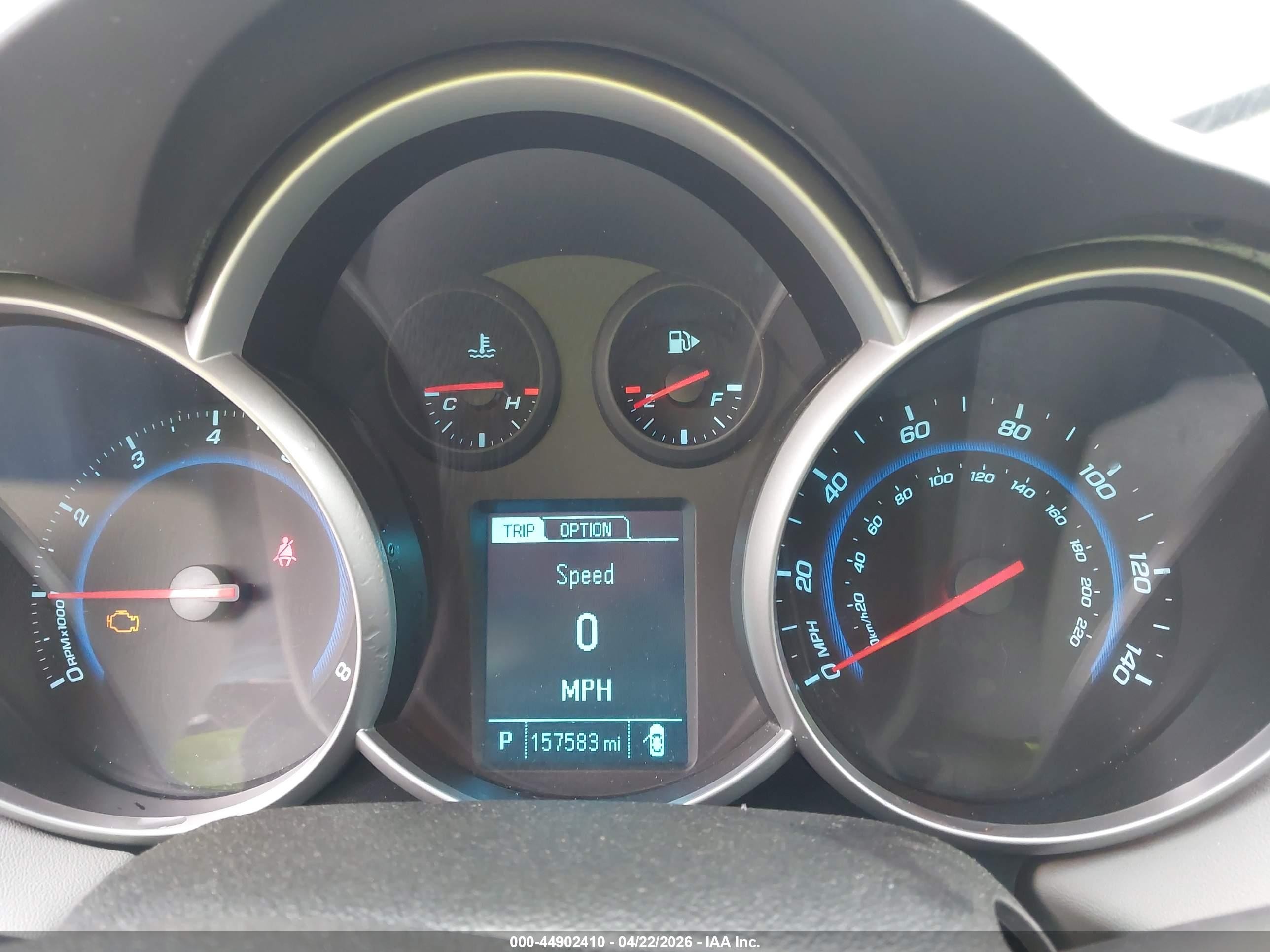 2014 Chevrolet Cruze Ls Auto Серый vin: 1G1PA5SH2E7234885