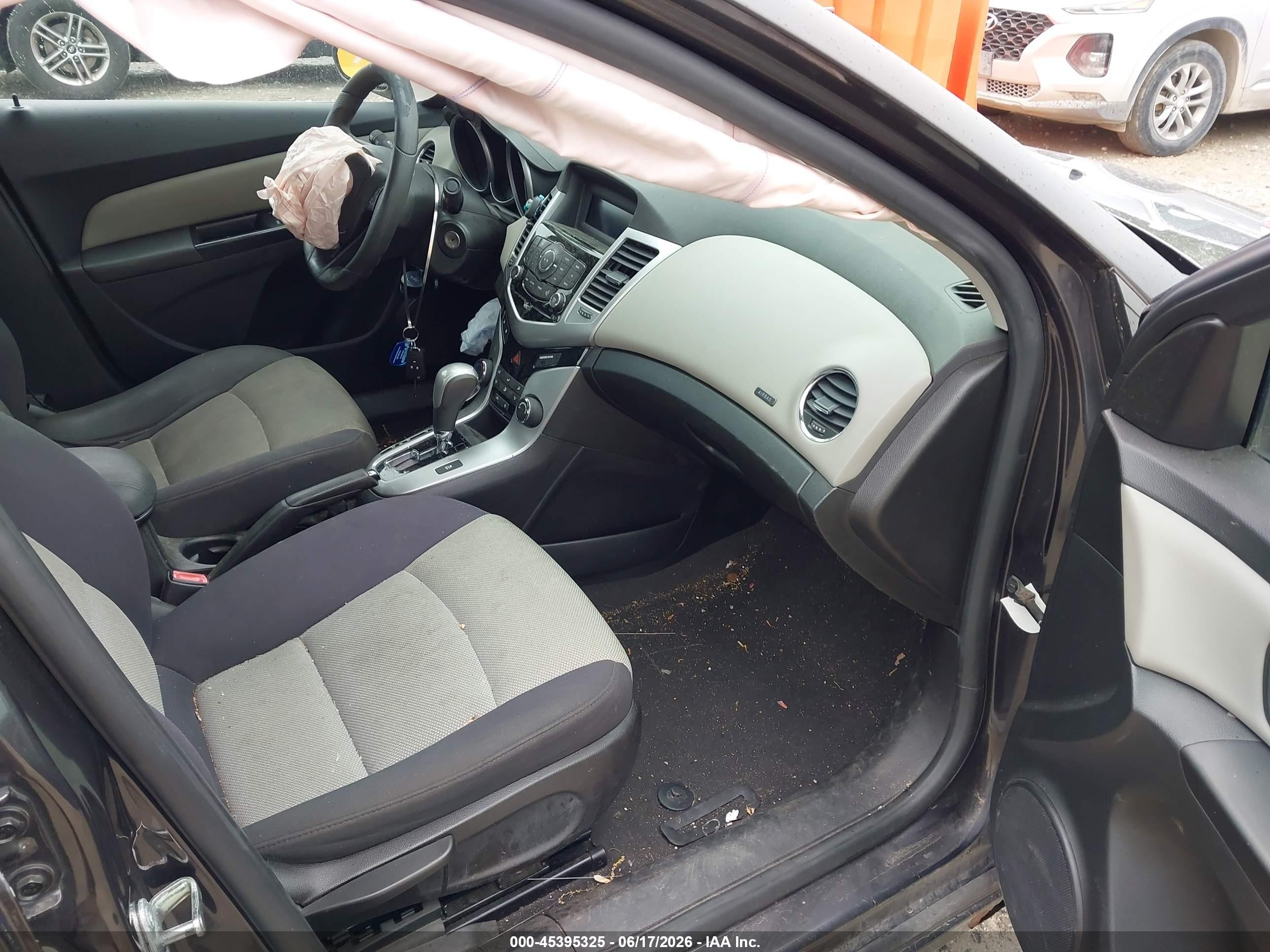 2014 Chevrolet Cruze Ls Auto Black vin: 1G1PA5SH2E7271922