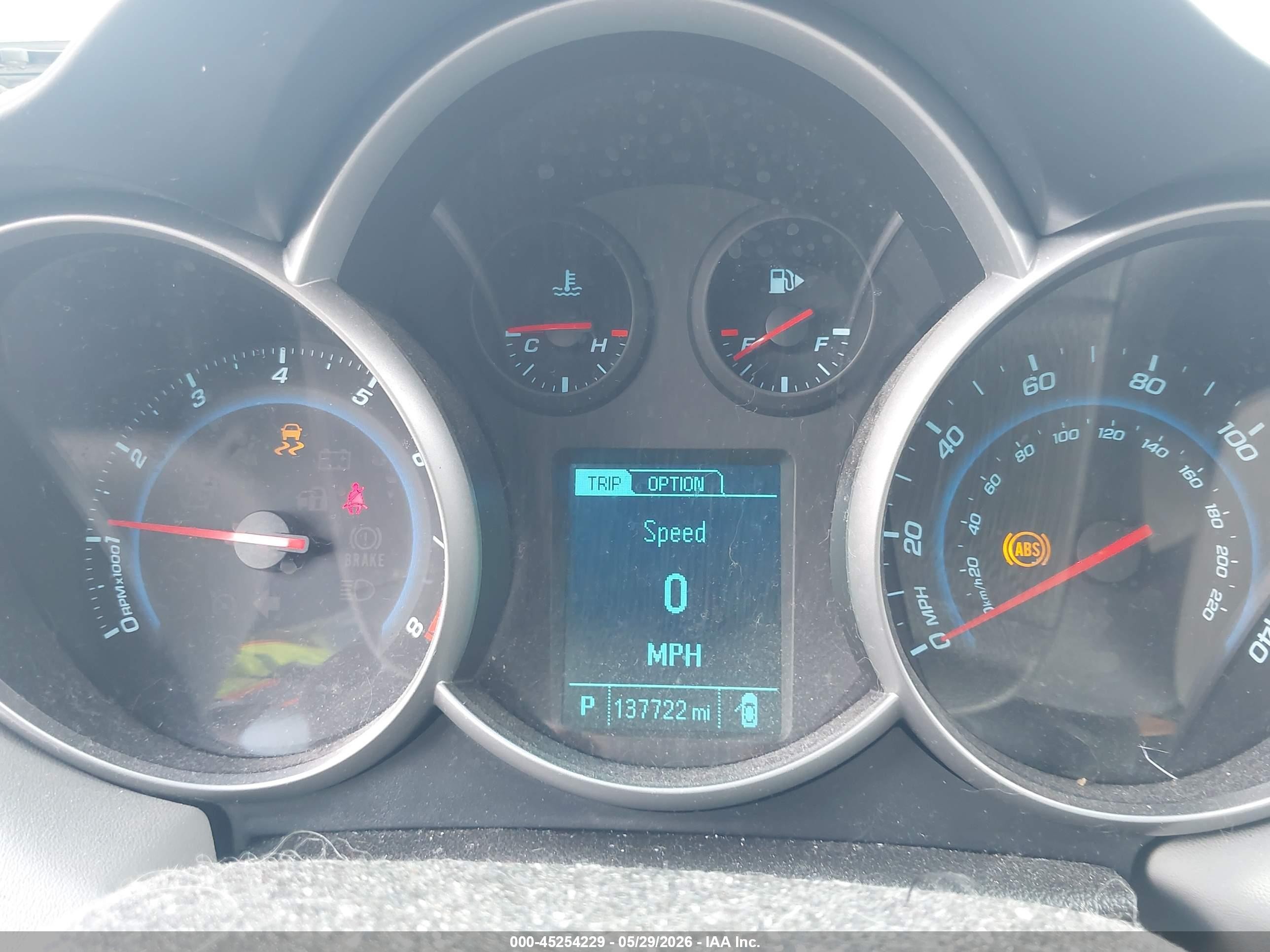 2014 Chevrolet Cruze Ls Auto Dark Blue vin: 1G1PA5SH2E7486653