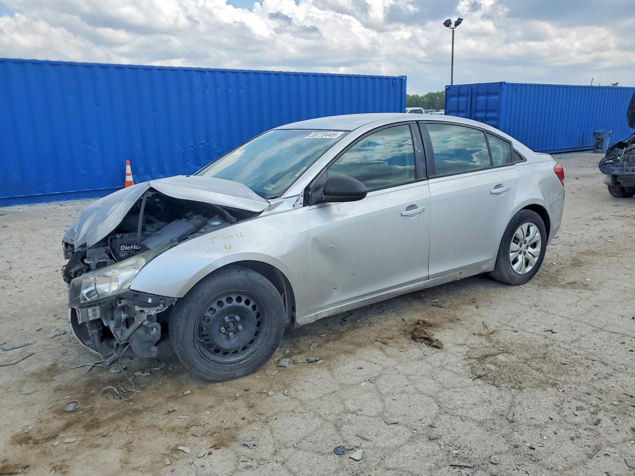 2015 Chevrolet Cruze Ls Silver vin: 1G1PA5SH2F7145576
