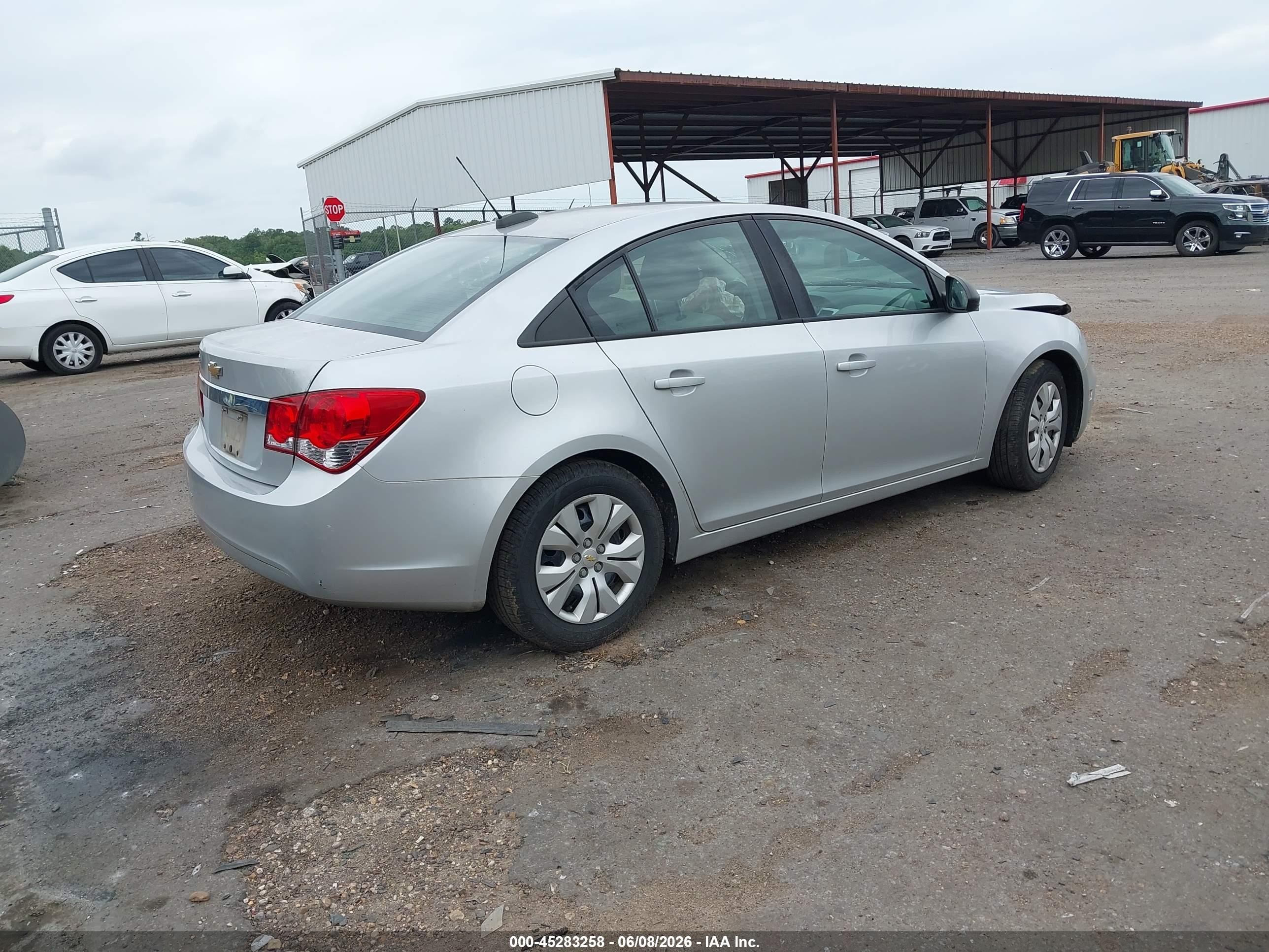 2015 Chevrolet Cruze Ls Auto Silver vin: 1G1PA5SH2F7145951