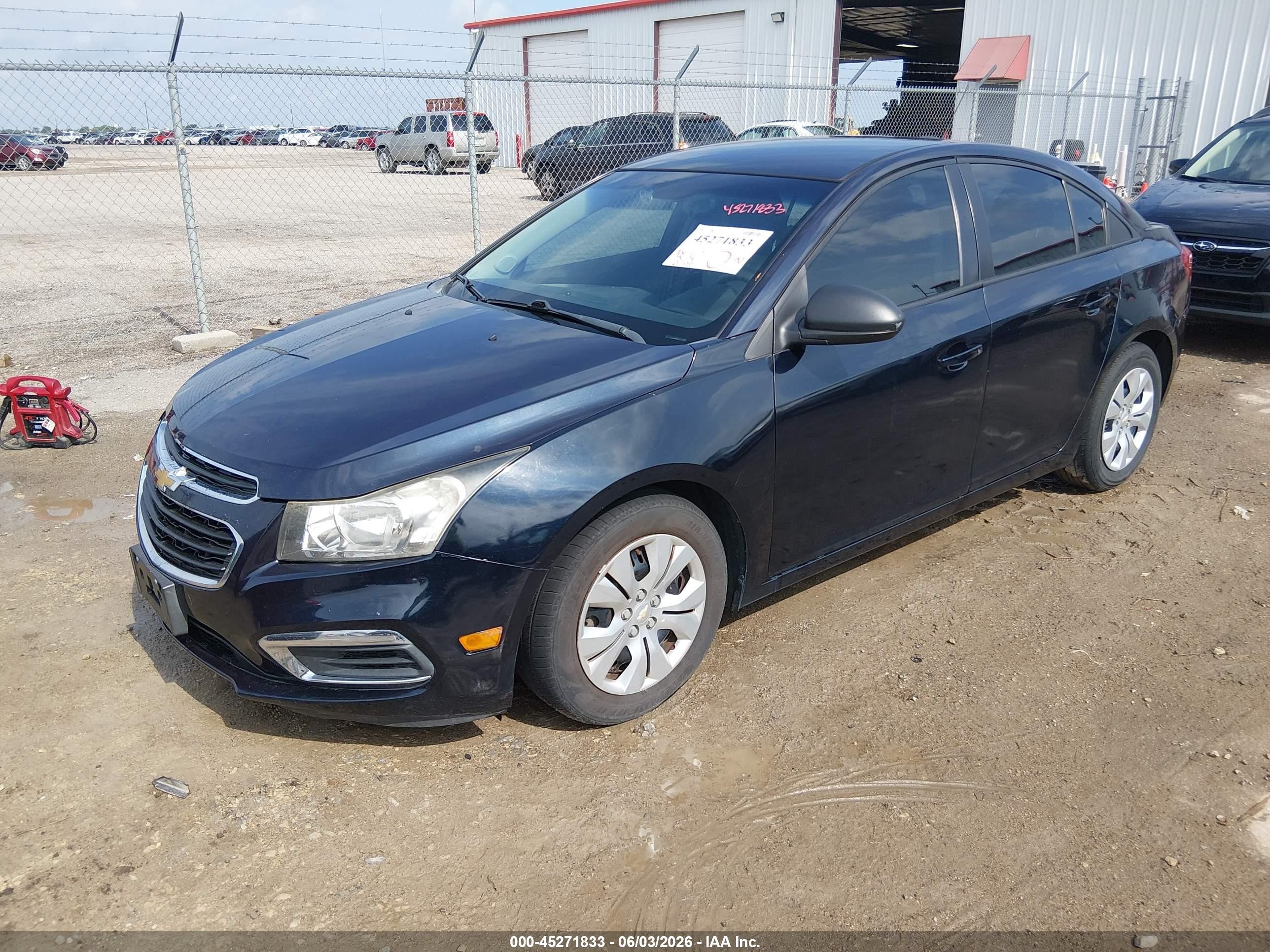 2015 Chevrolet Cruze Ls Auto Dark Blue vin: 1G1PA5SH2F7210989