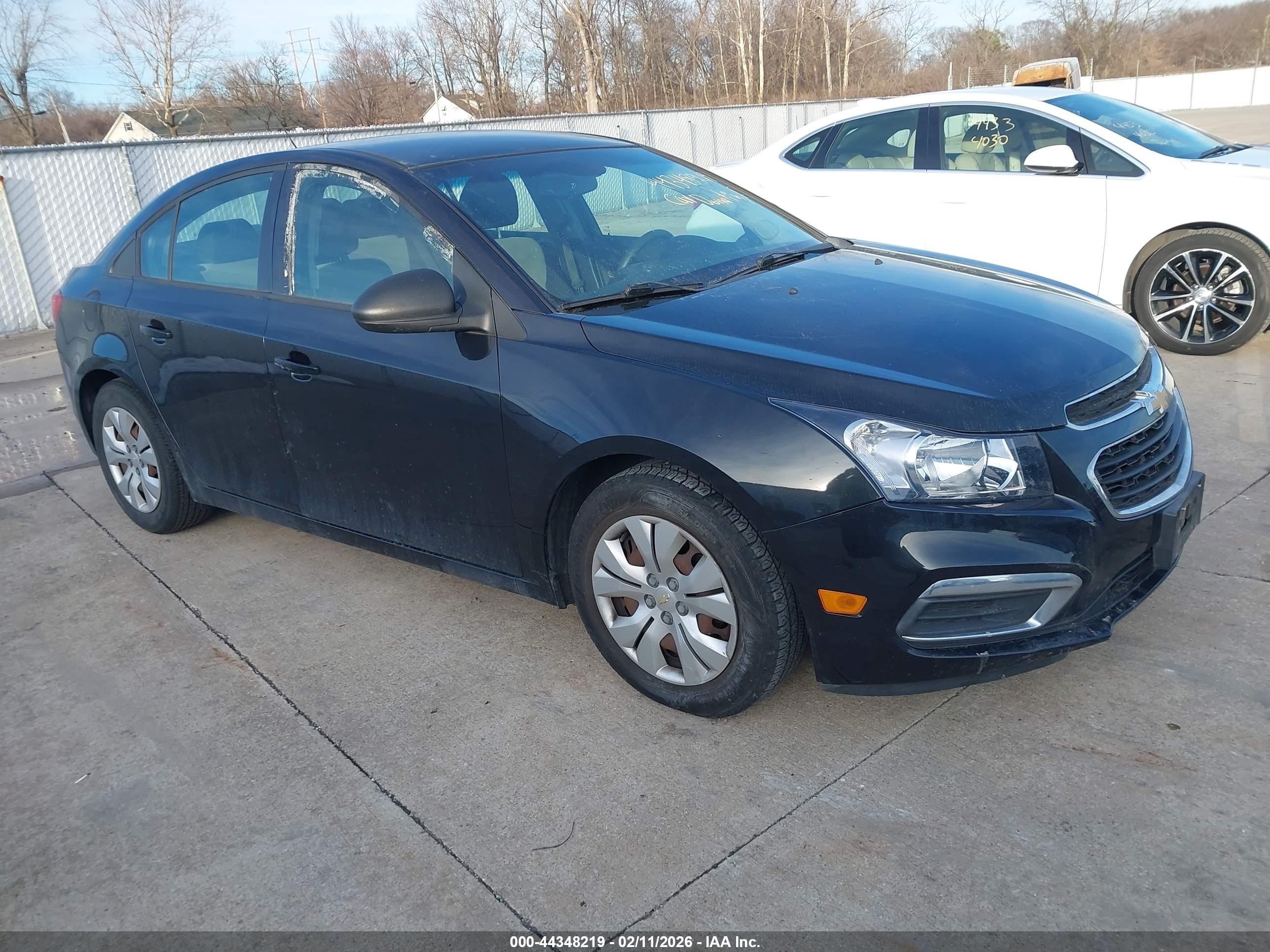 2015 Chevrolet Cruze Ls Auto Black vin: 1G1PA5SH2F7230420