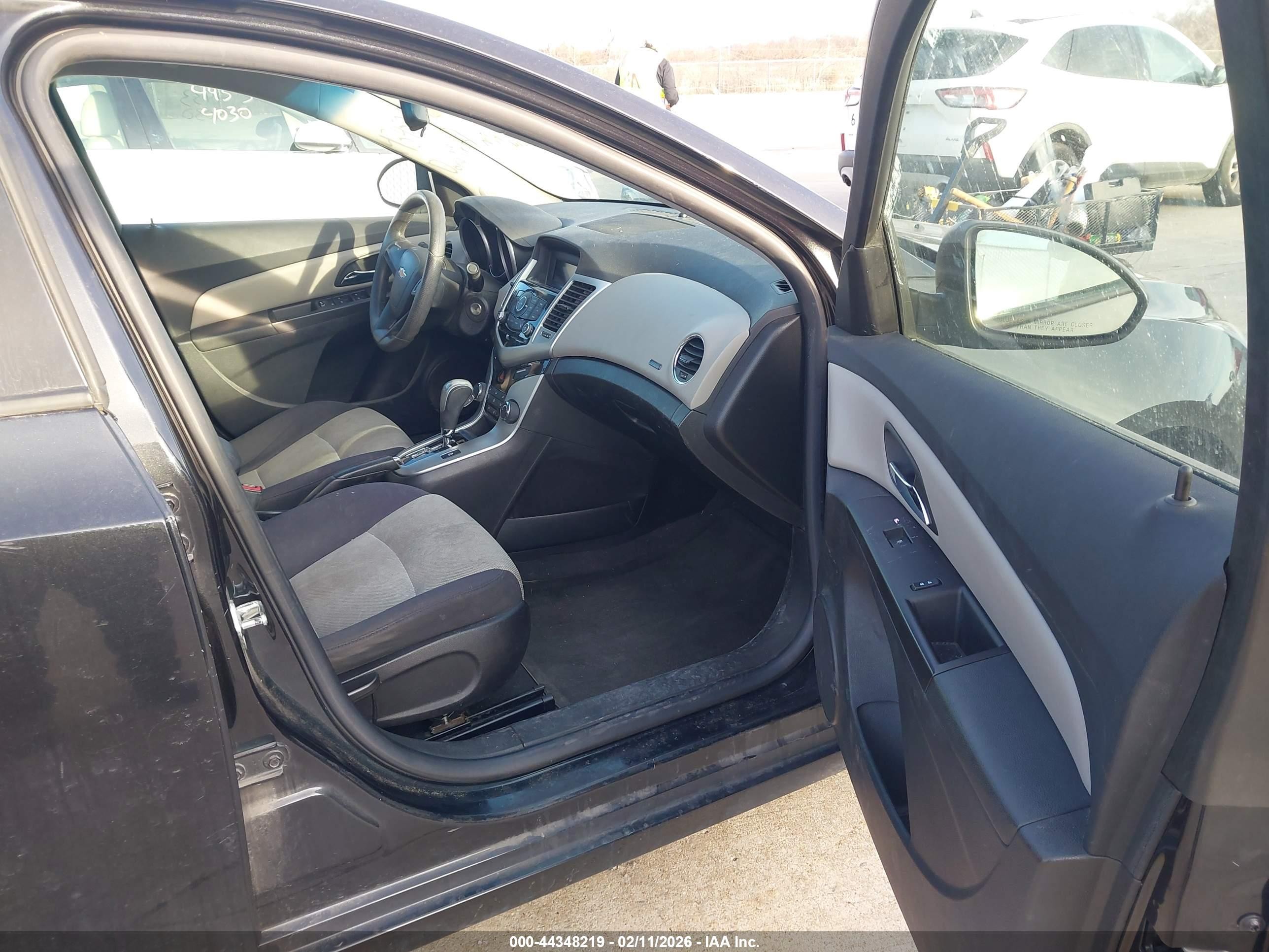 2015 Chevrolet Cruze Ls Auto Black vin: 1G1PA5SH2F7230420
