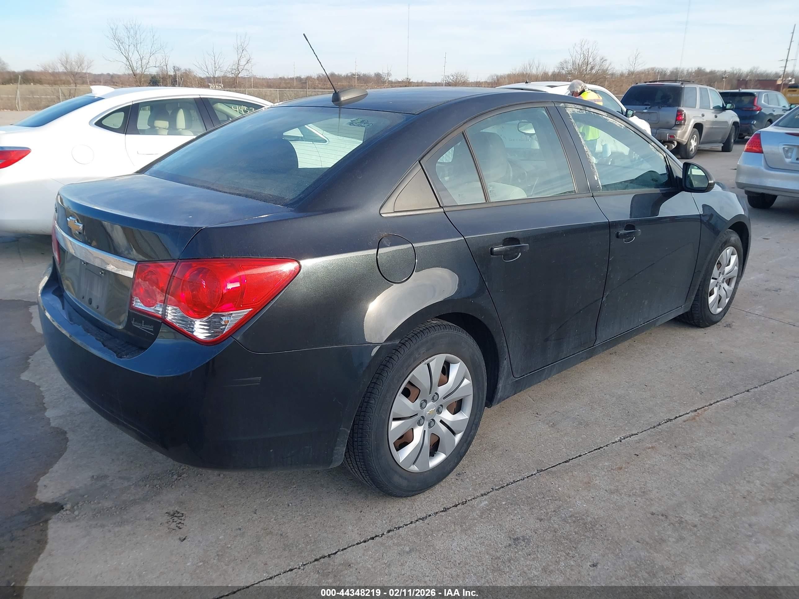 2015 Chevrolet Cruze Ls Auto Black vin: 1G1PA5SH2F7230420