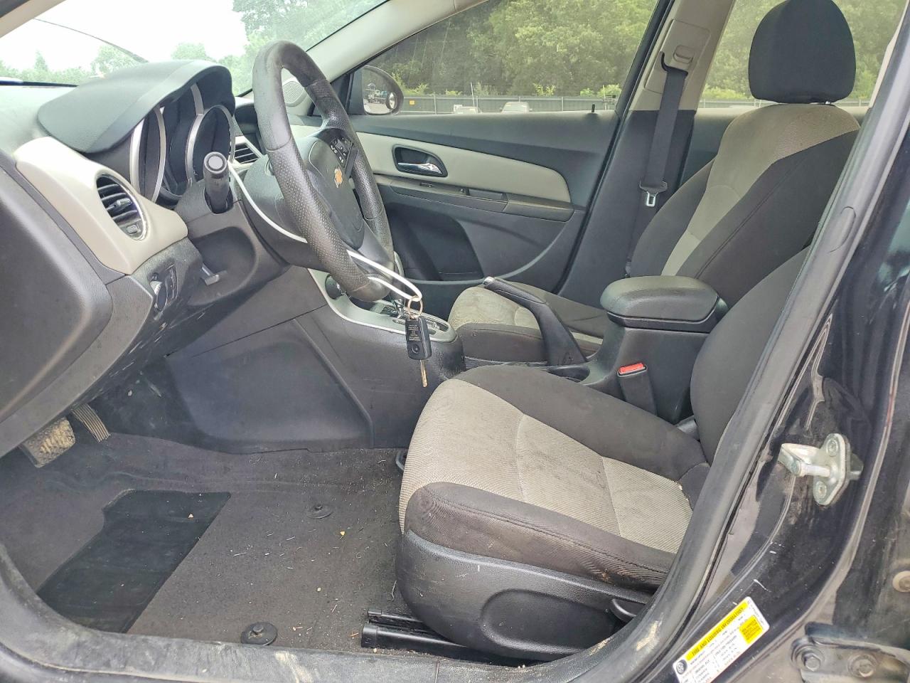 2015 Chevrolet Cruze Ls Black vin: 1G1PA5SH2F7250912