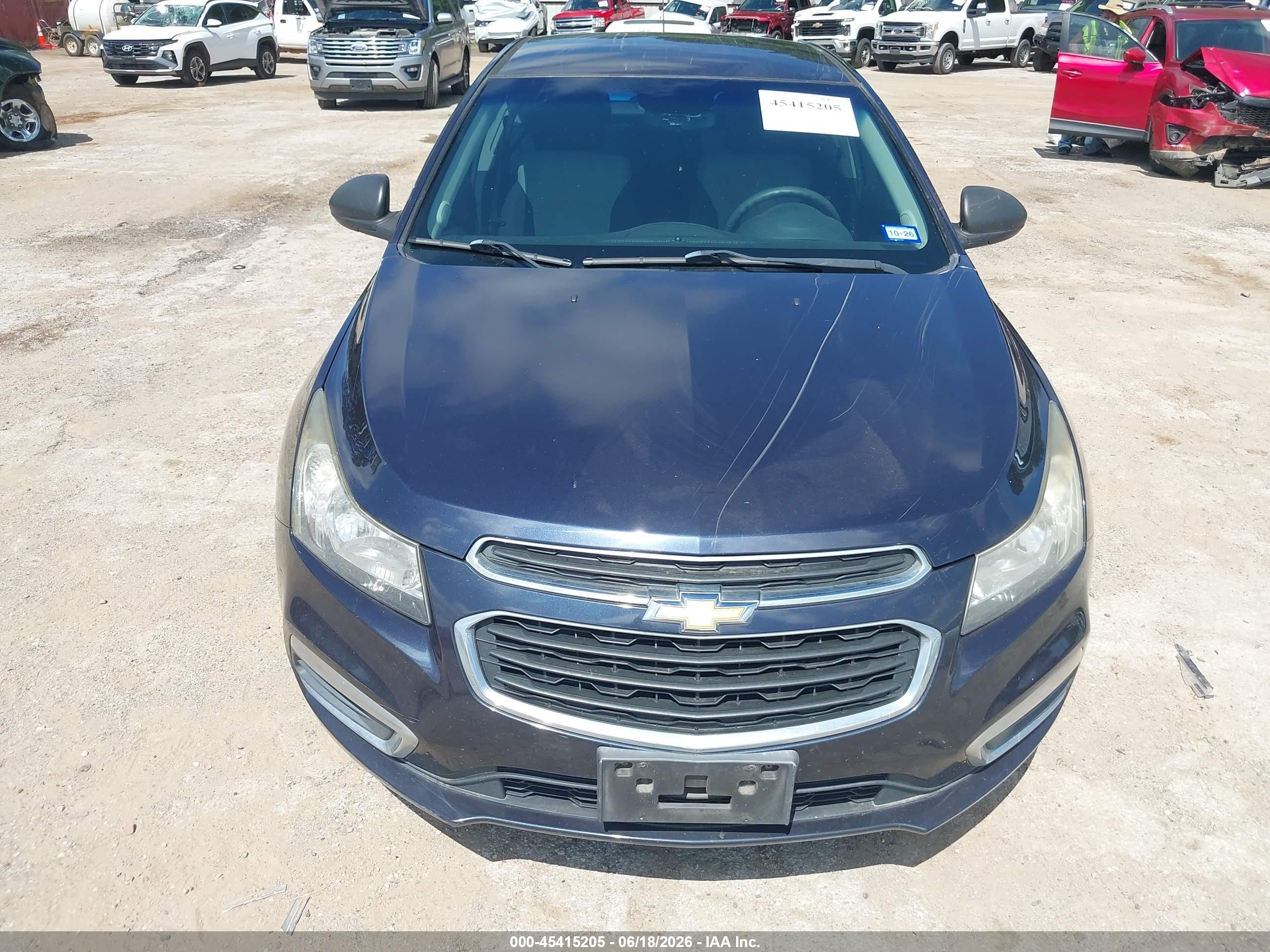 2015 Chevrolet Cruze Ls Auto Синий vin: 1G1PA5SH2F7272974