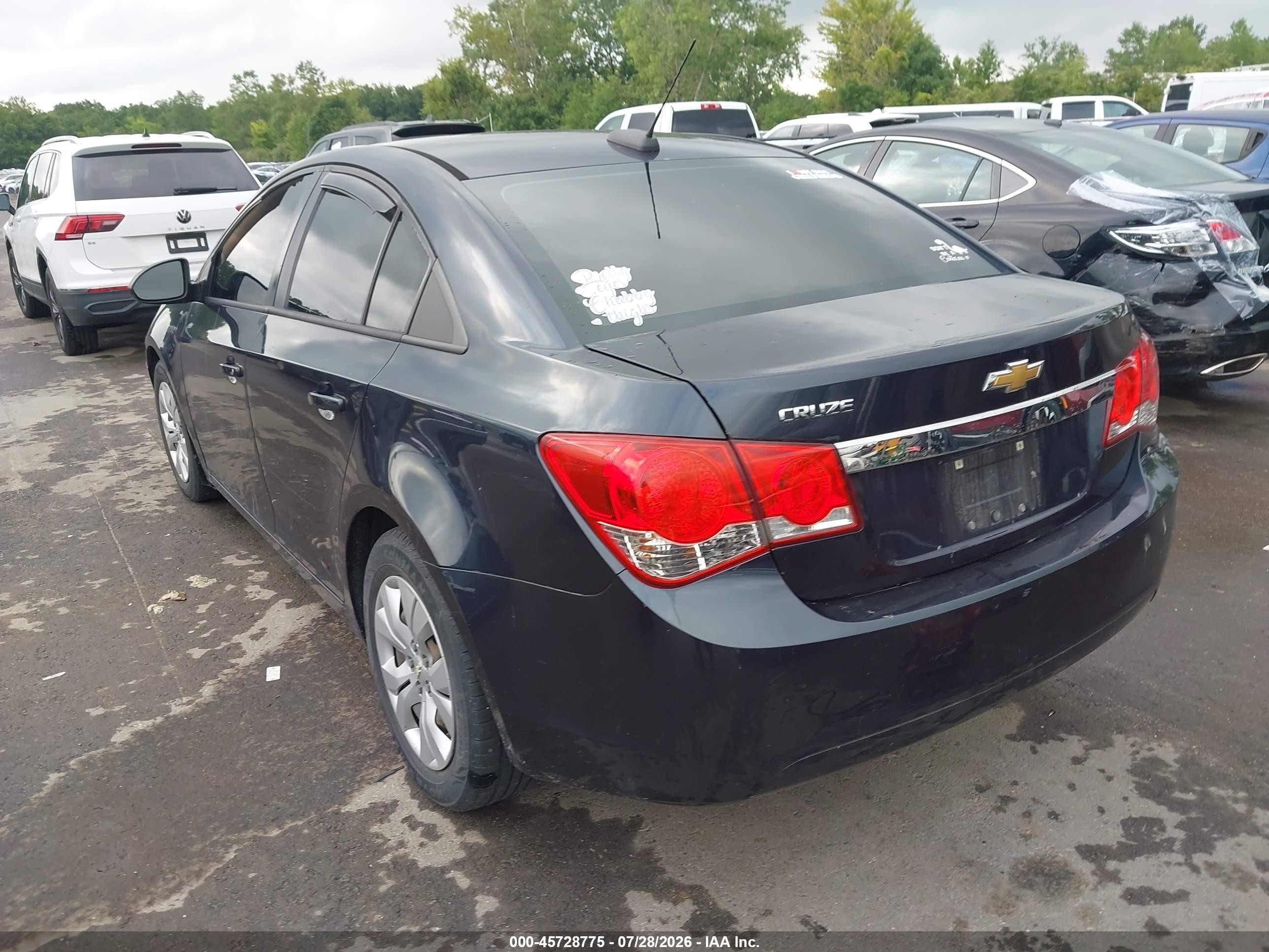 2015 Chevrolet Cruze Ls Auto Blue vin: 1G1PA5SH2F7294344