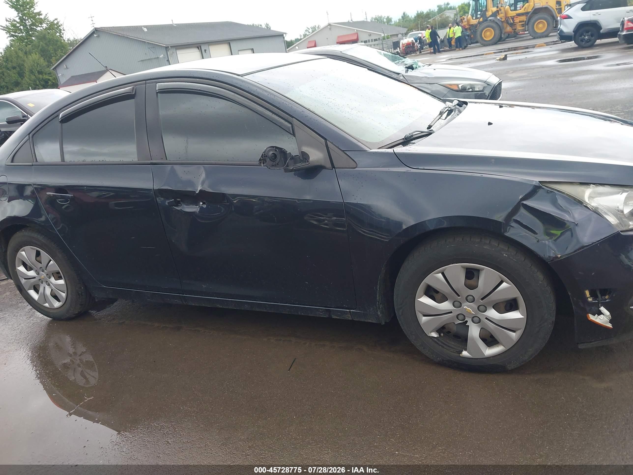 2015 Chevrolet Cruze Ls Auto Blue vin: 1G1PA5SH2F7294344